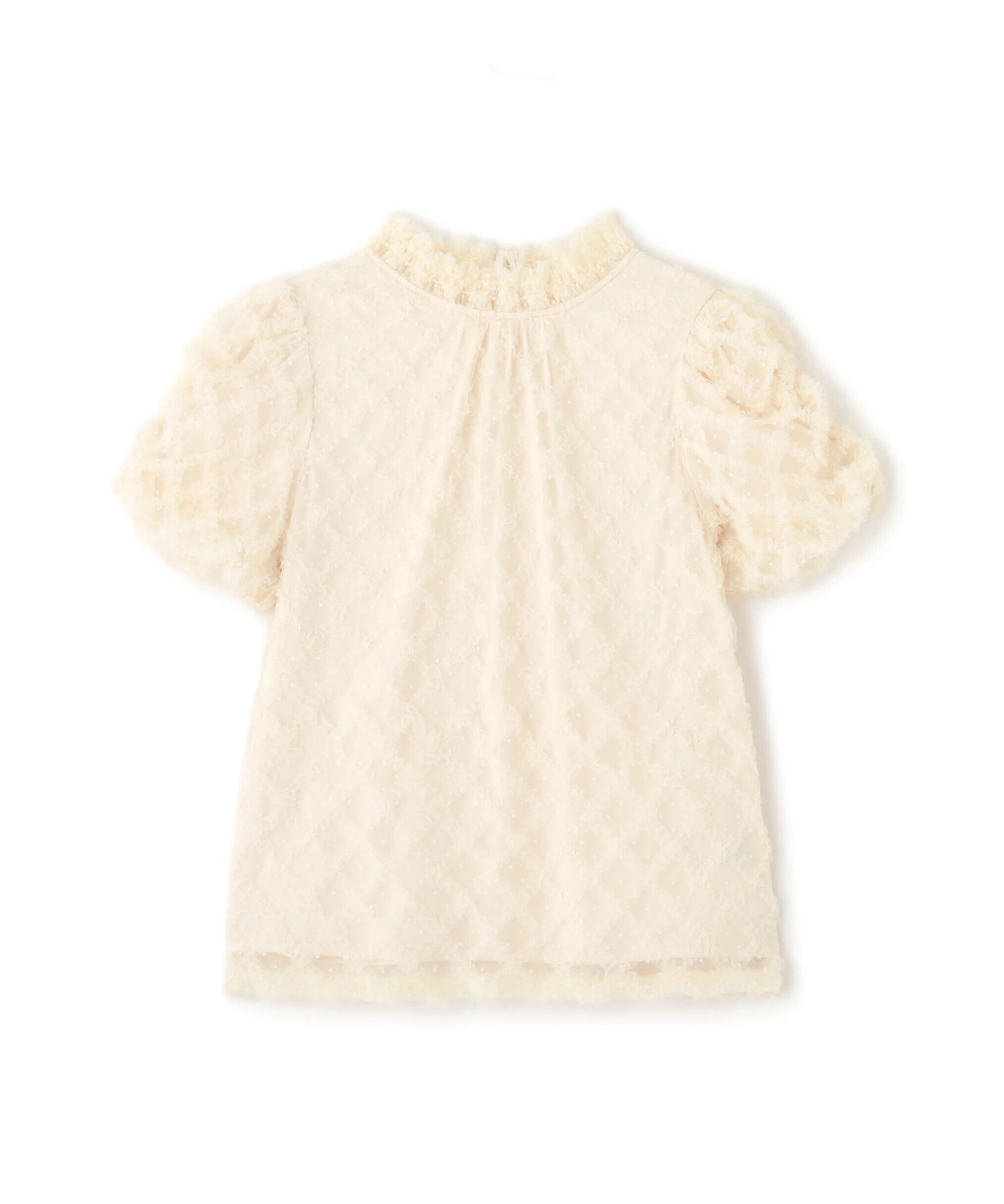  「バルーン袖レースブラウス」|シャツ・ブラウス|