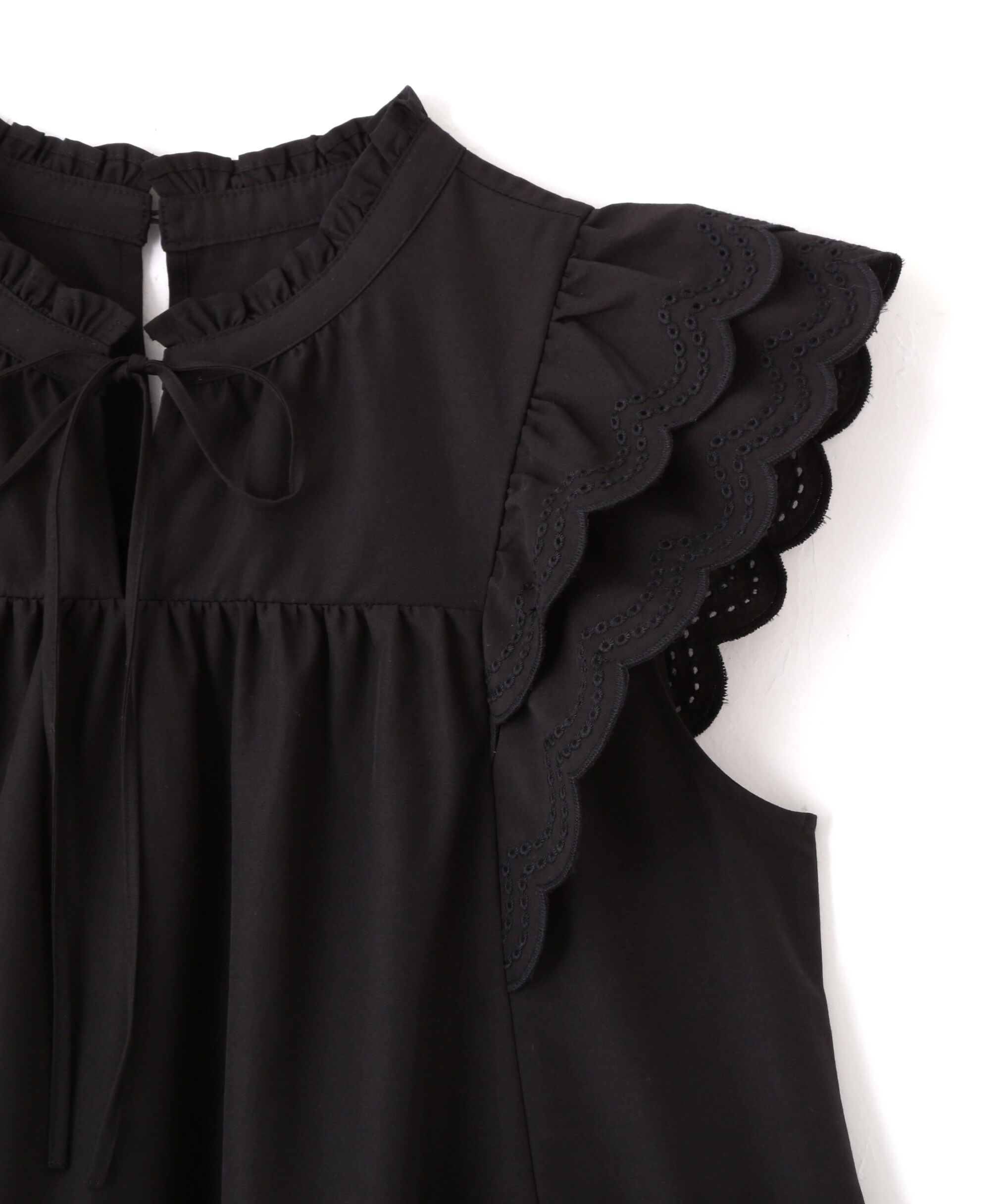  「カットワークティアードチュニック」|シャツ・ブラウス|