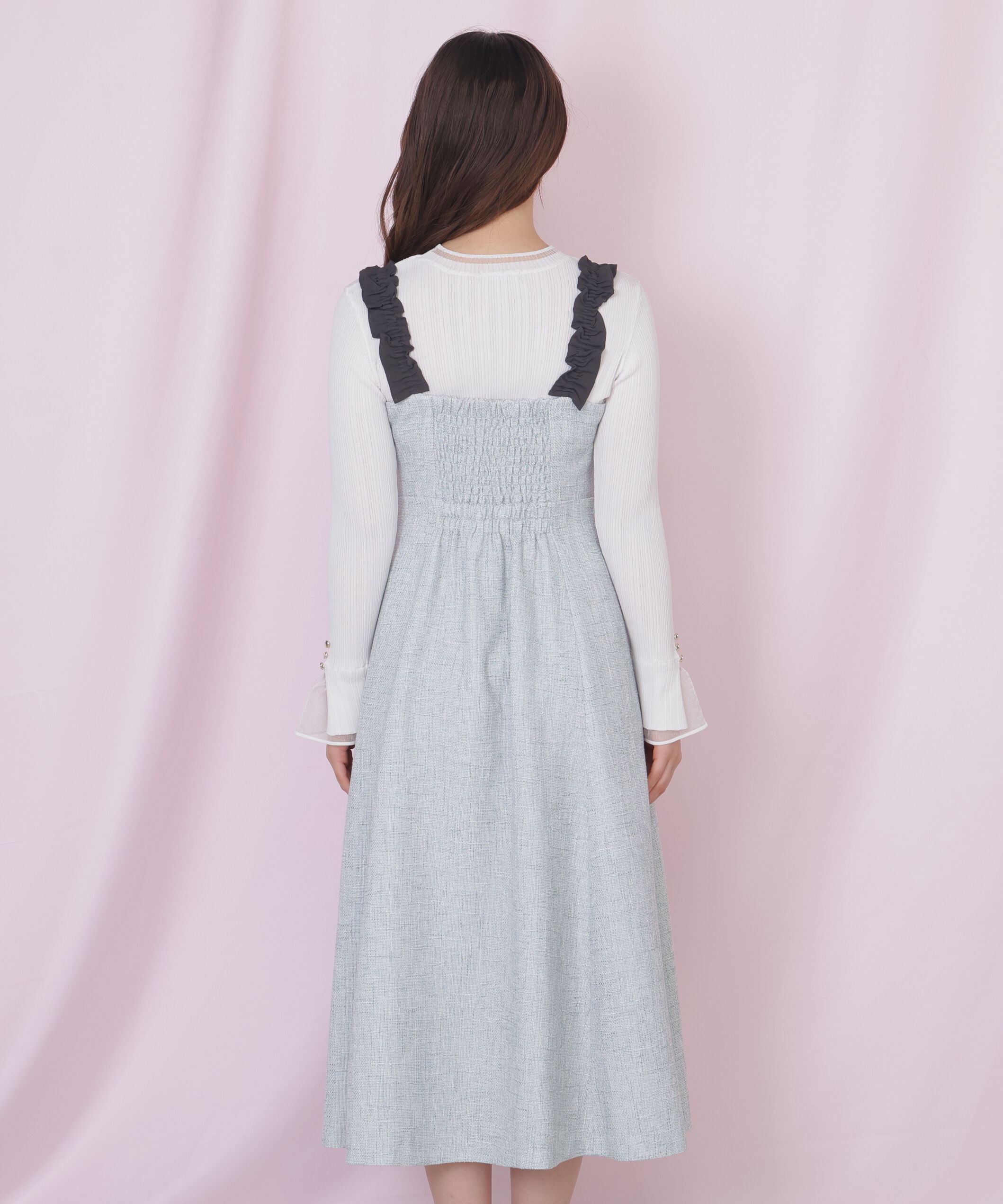  「フリルショルダージャンスカ」|ワンピース|