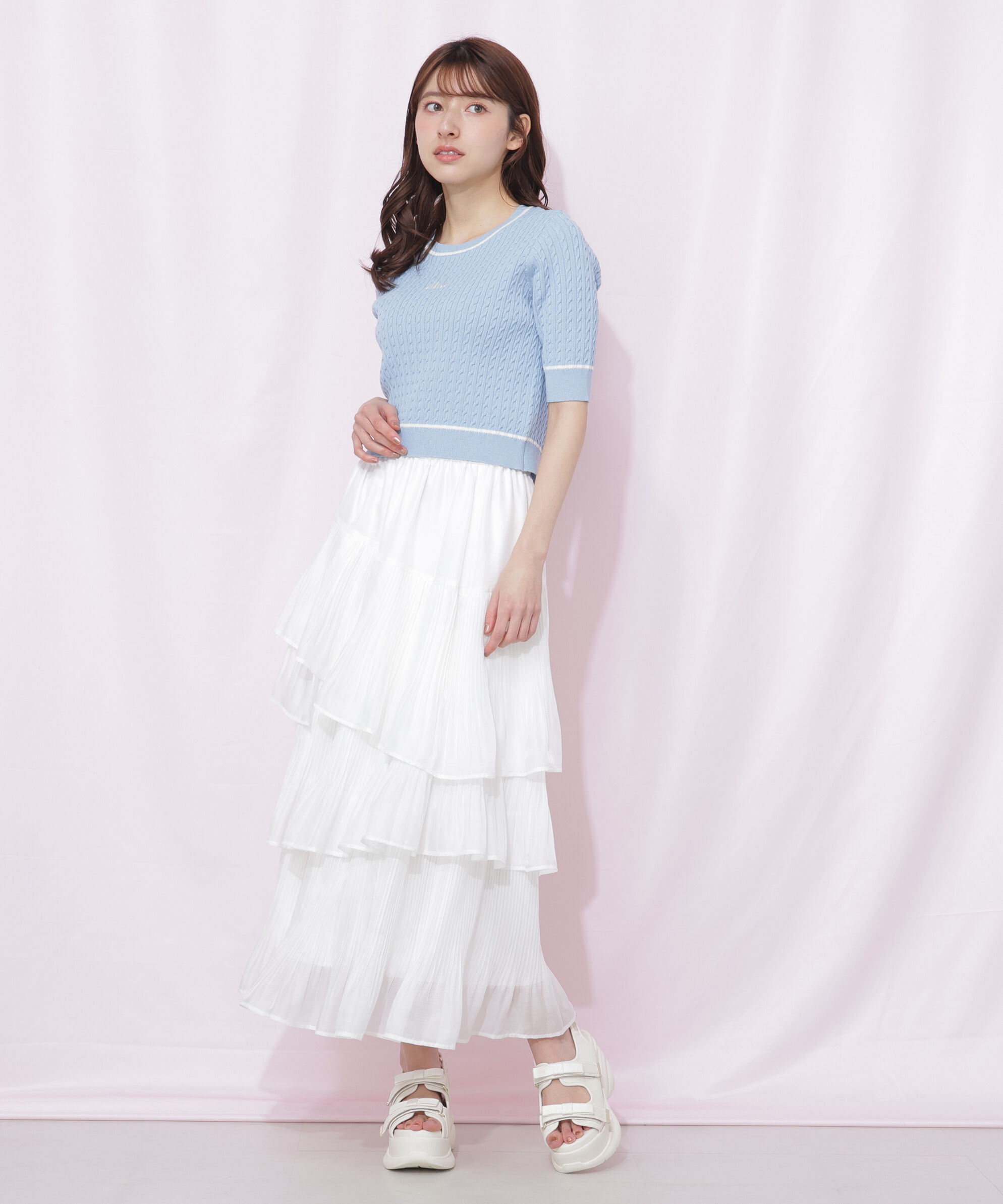  「ミニケーブルコンパクトニット」|ニット・セーター|