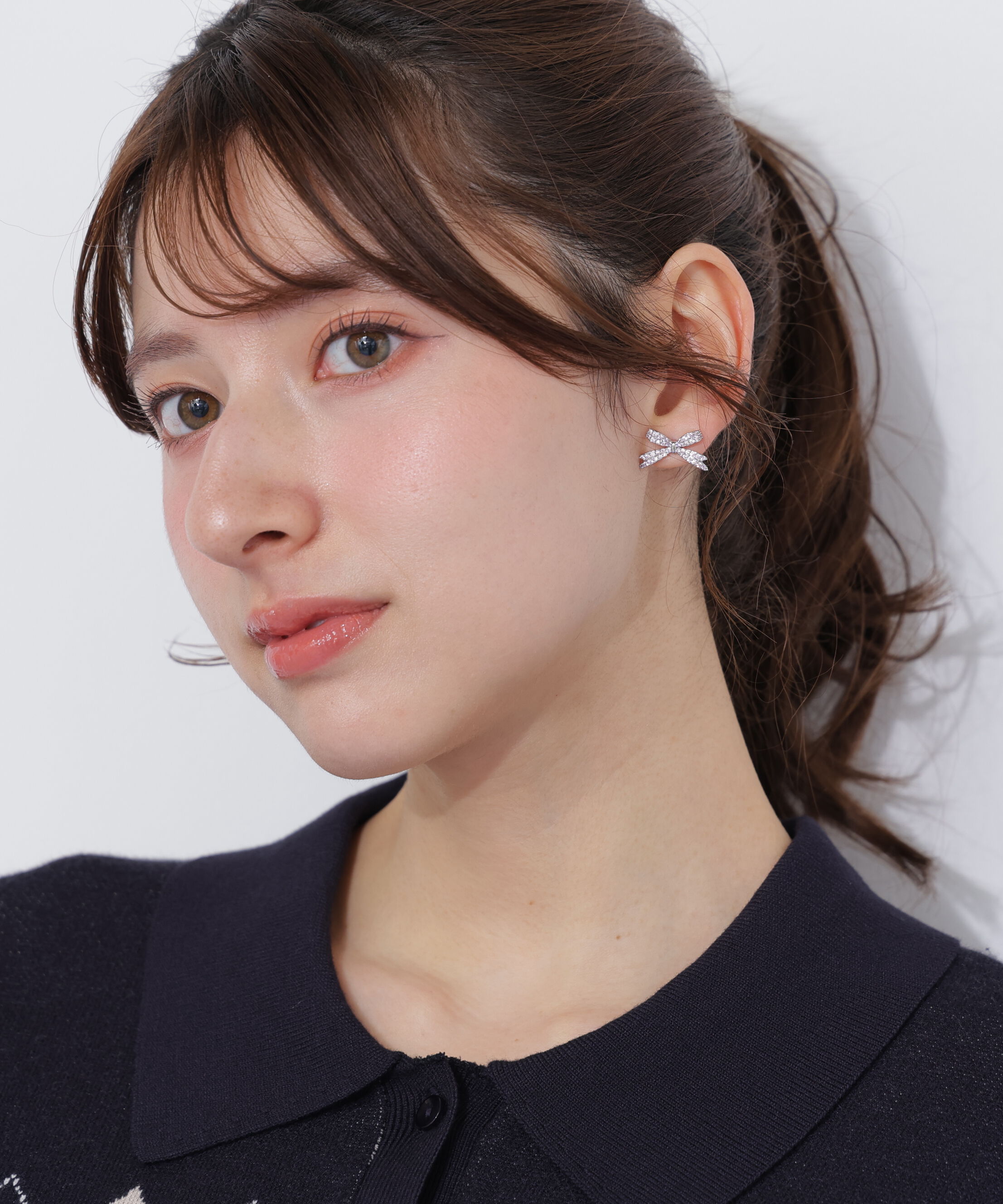  「Cubic パヴェリボンピアス」|その他|