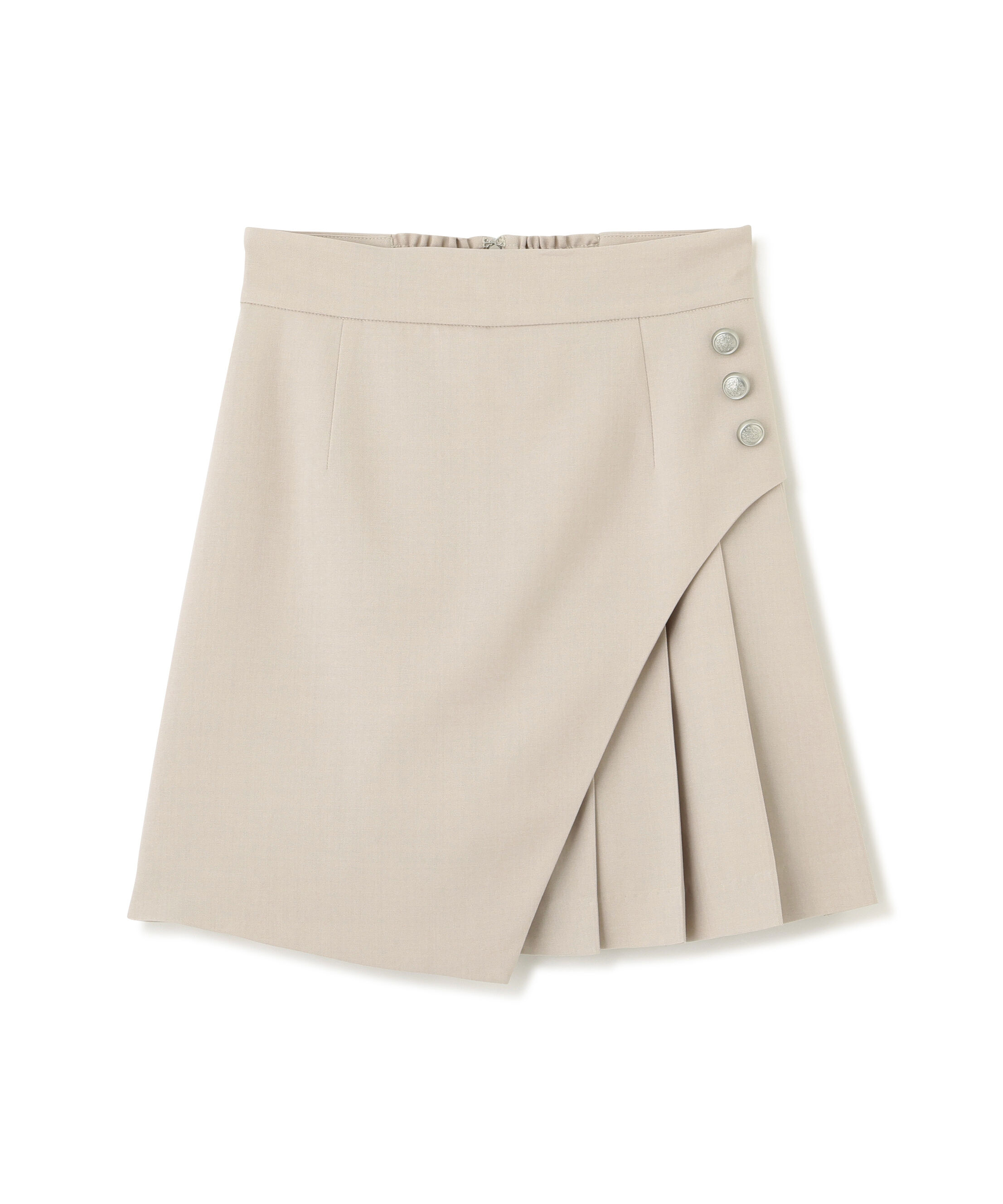  「ボタン付きサイトプリーツスカパン」|その他|