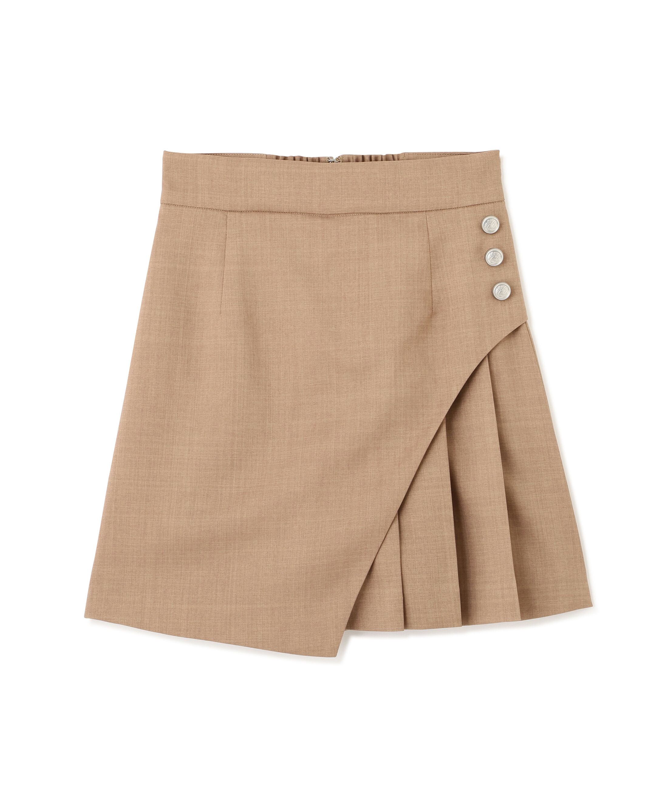  「ボタン付きサイトプリーツスカパン」|その他|