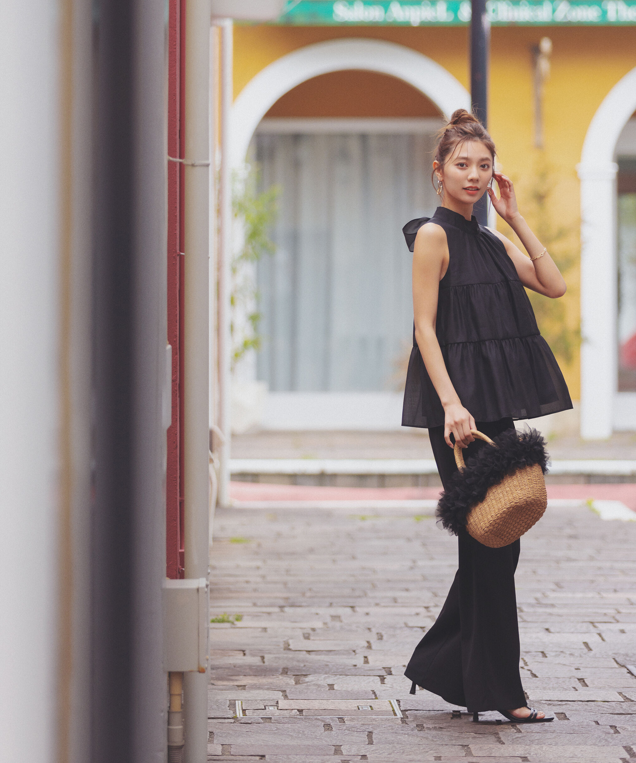 PROPORTION BODY DRESSING「ティアードボウタイブラウス」|シャツ・ブラウス|