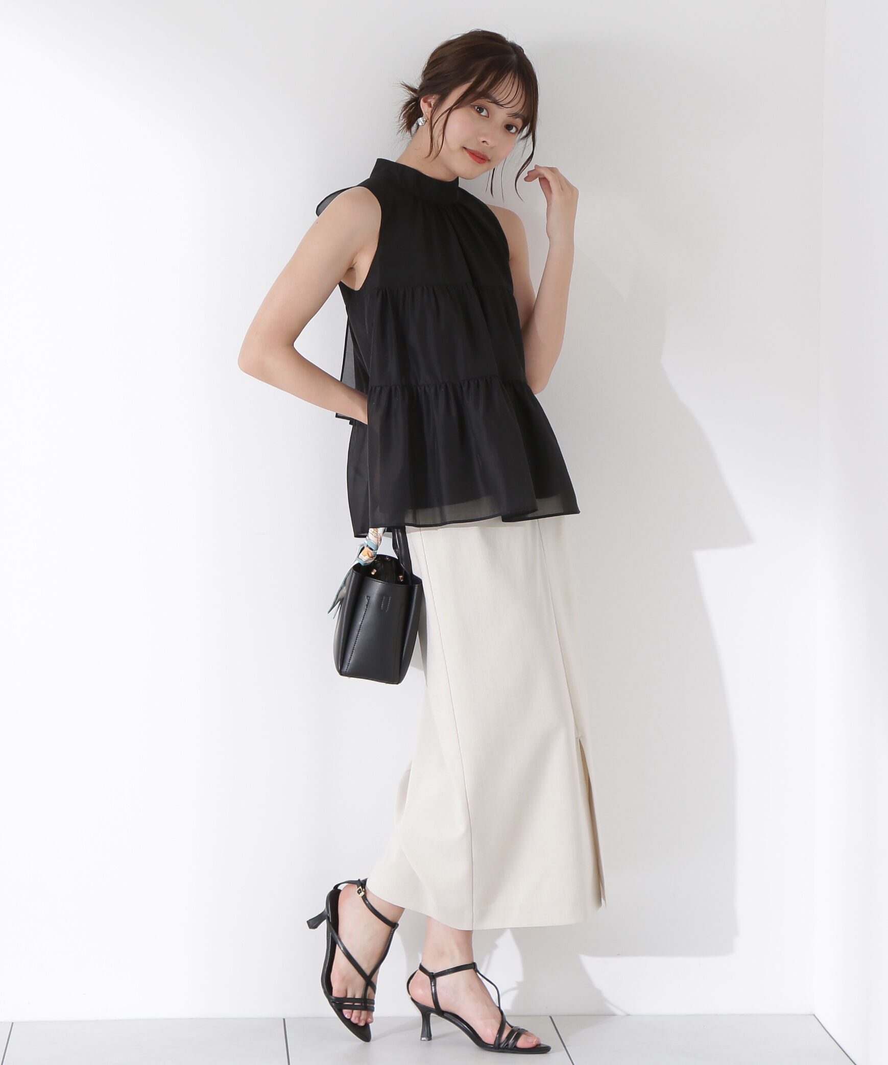 PROPORTION BODY DRESSING「ティアードボウタイブラウス」|シャツ・ブラウス|