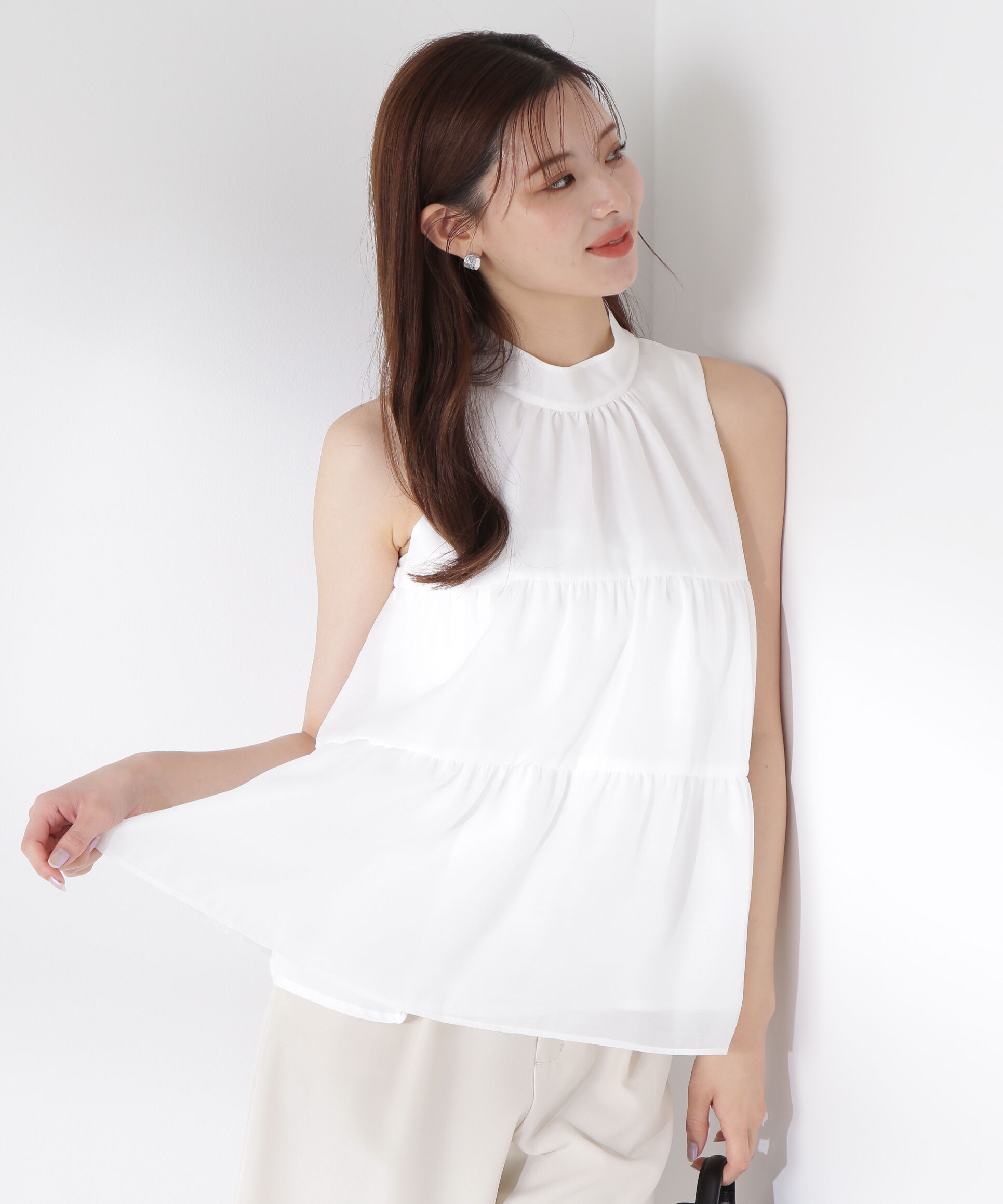 PROPORTION BODY DRESSING「ティアードボウタイブラウス」|シャツ・ブラウス|