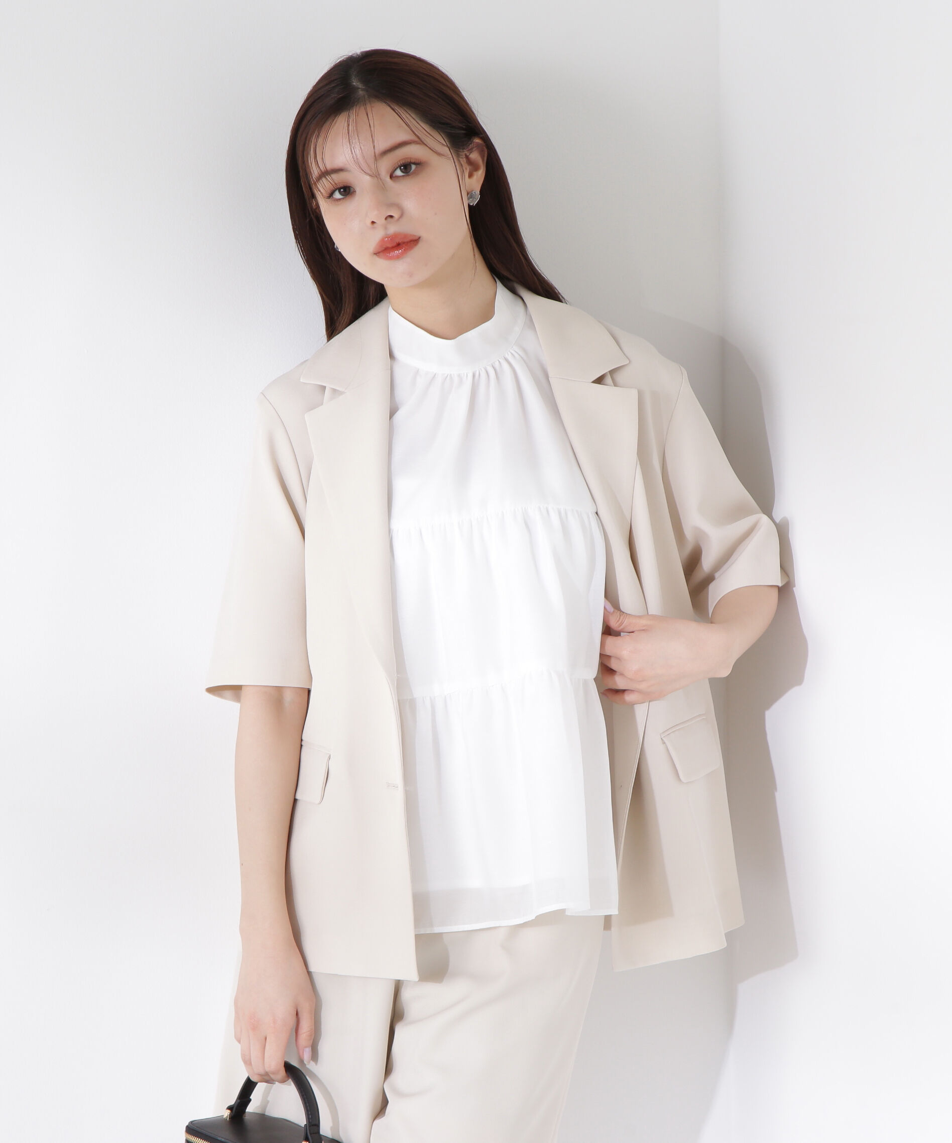 PROPORTION BODY DRESSING「ティアードボウタイブラウス」|シャツ・ブラウス|