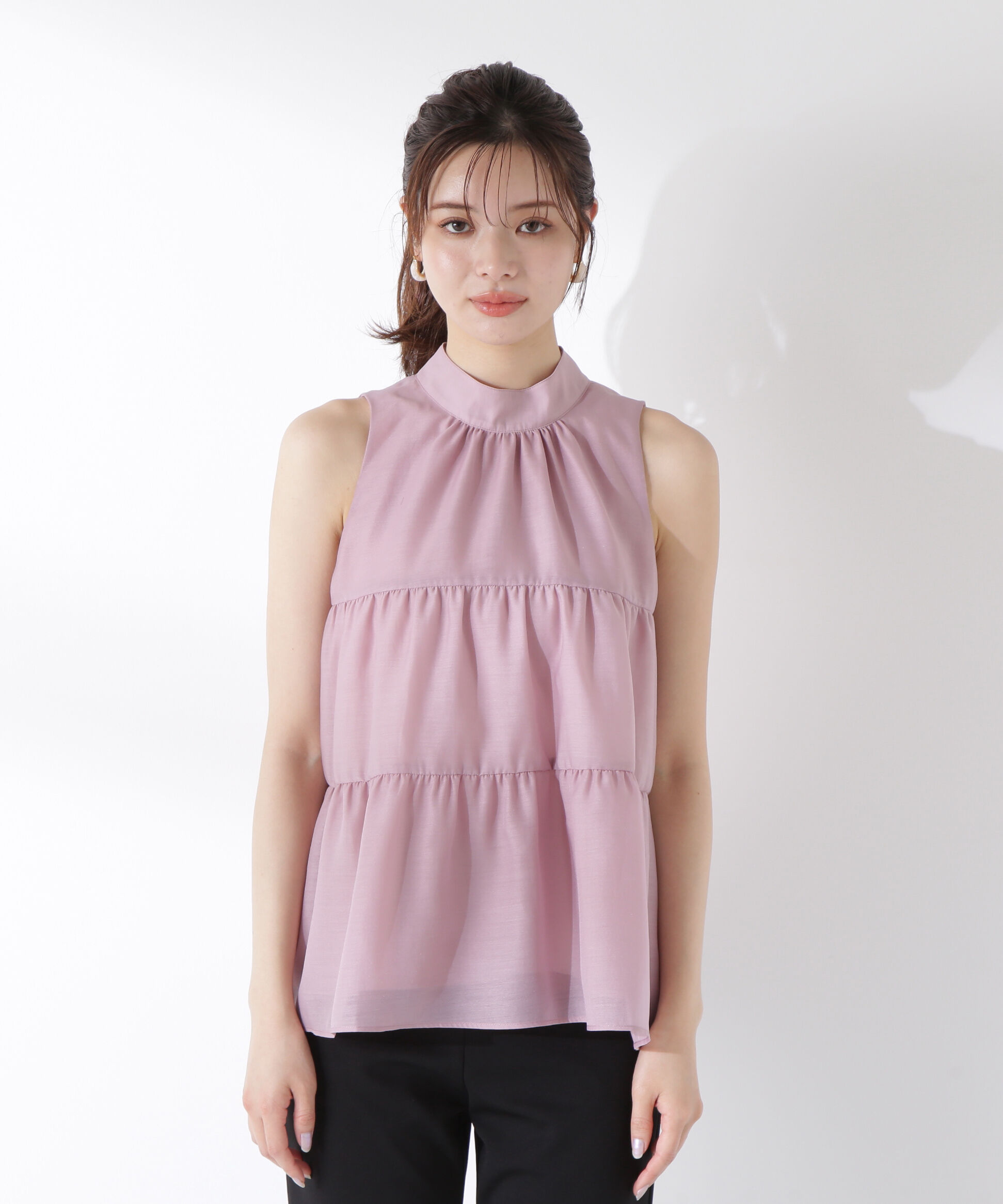 PROPORTION BODY DRESSING「ティアードボウタイブラウス」|シャツ・ブラウス|