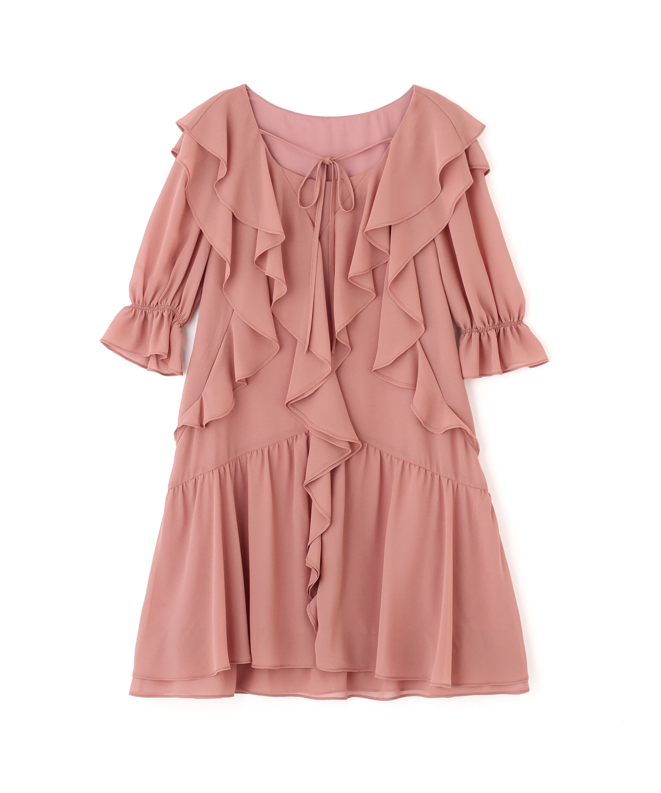 PROPORTION BODY DRESSING「《EDIT COLOGNE》ラッフルミニワンピース」|ワンピース|