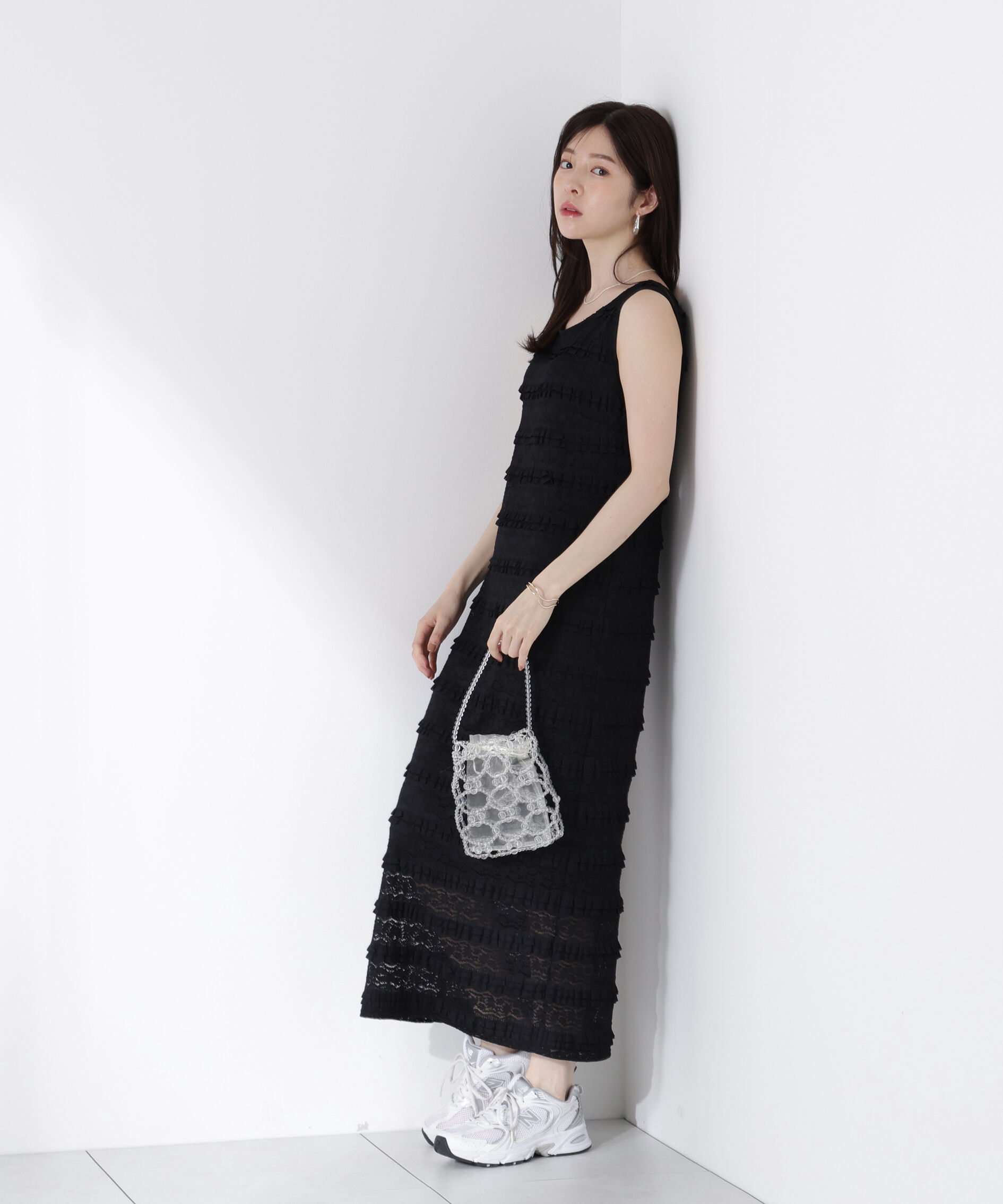 PROPORTION BODY DRESSING「カットレースノースリーブワンピース」|ワンピース|