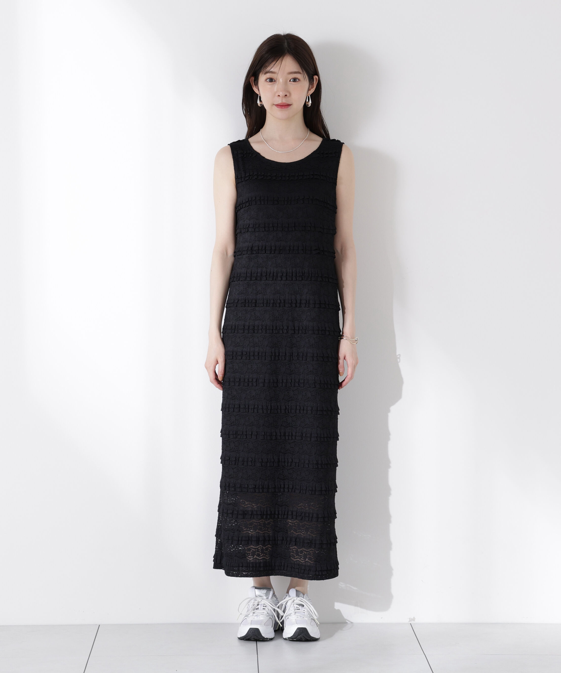 PROPORTION BODY DRESSING「カットレースノースリーブワンピース」|ワンピース|