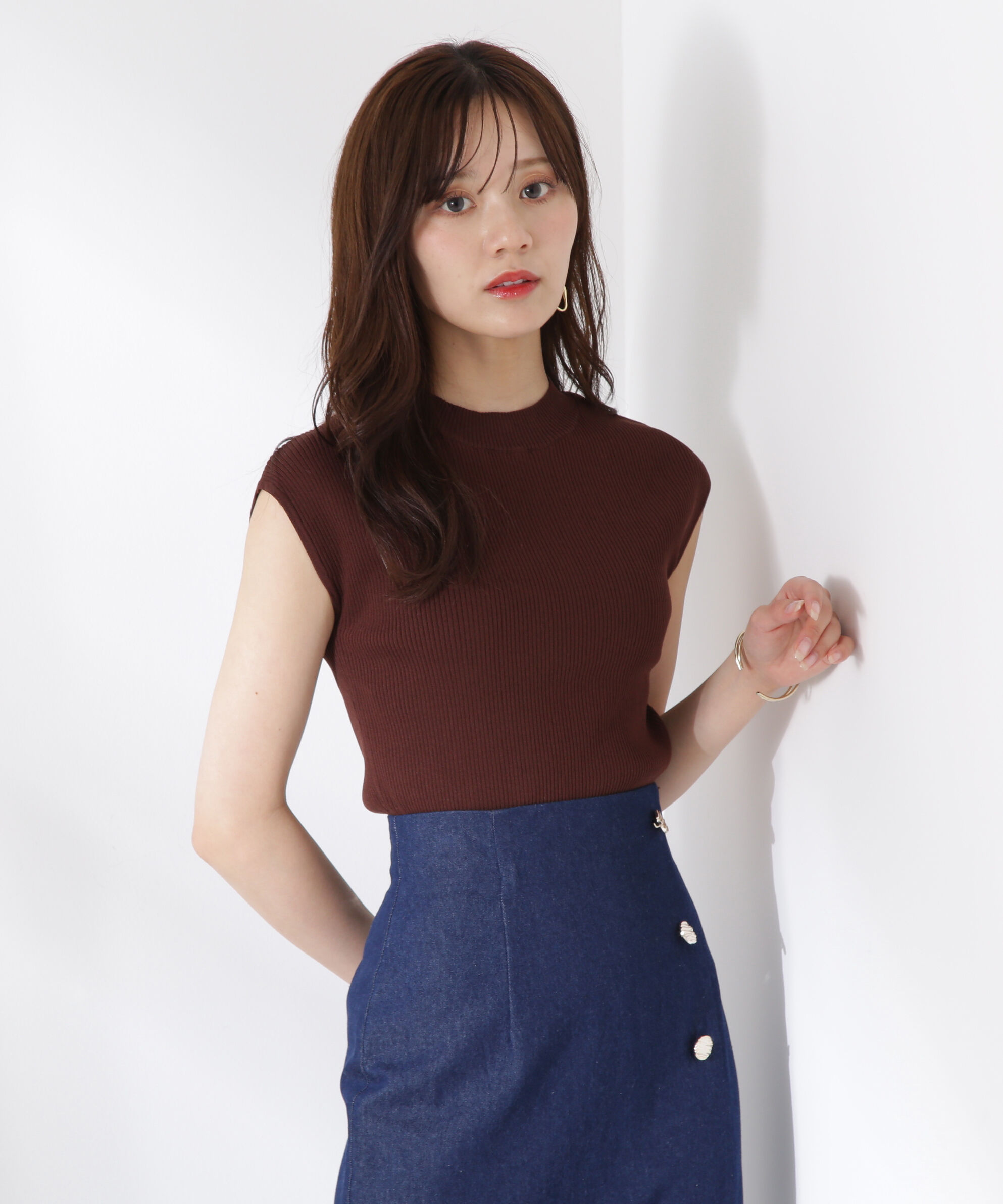 PROPORTION BODY DRESSING「ボトルネックリブニット」|ニット・セーター|