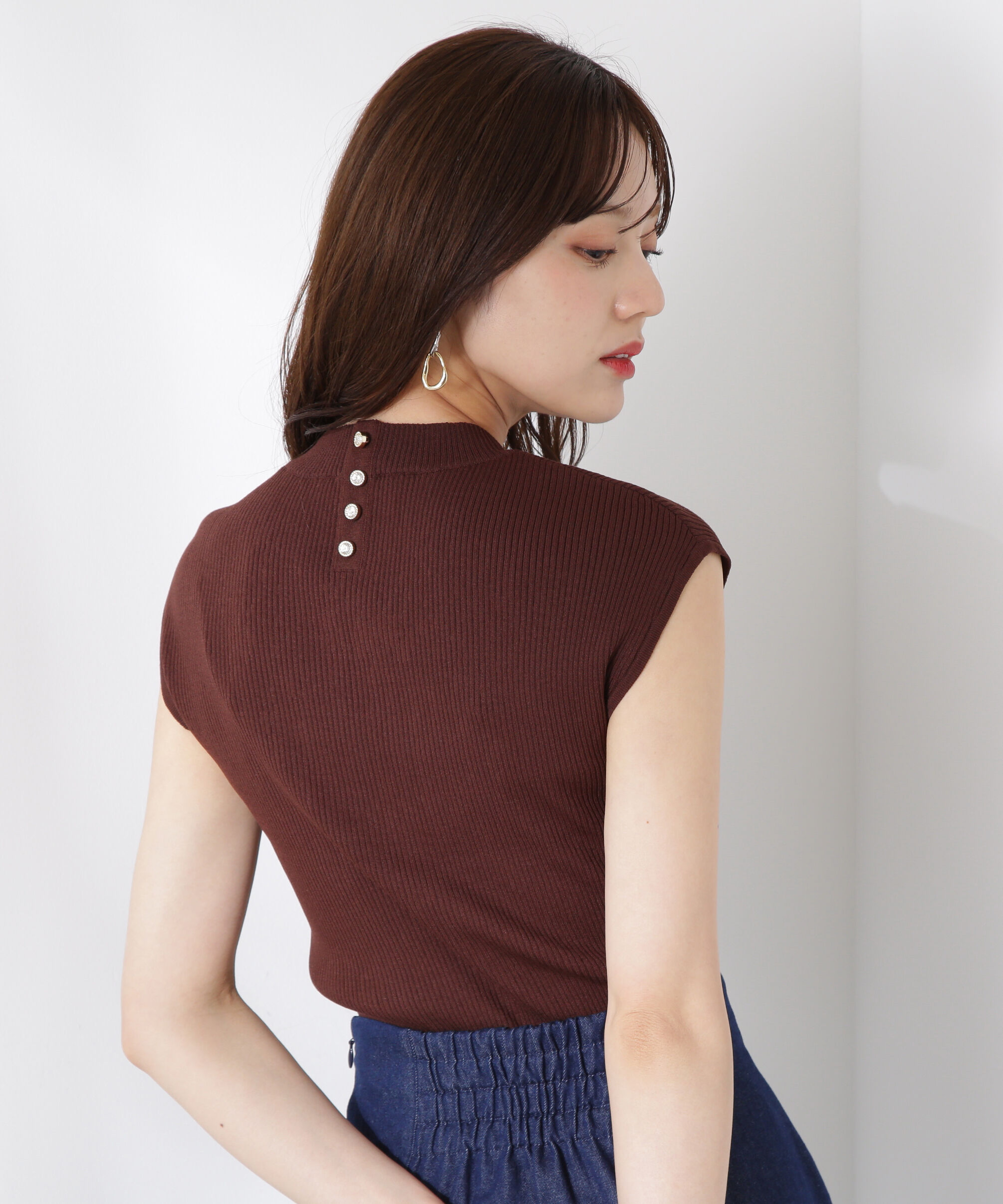 PROPORTION BODY DRESSING「ボトルネックリブニット」|ニット・セーター|