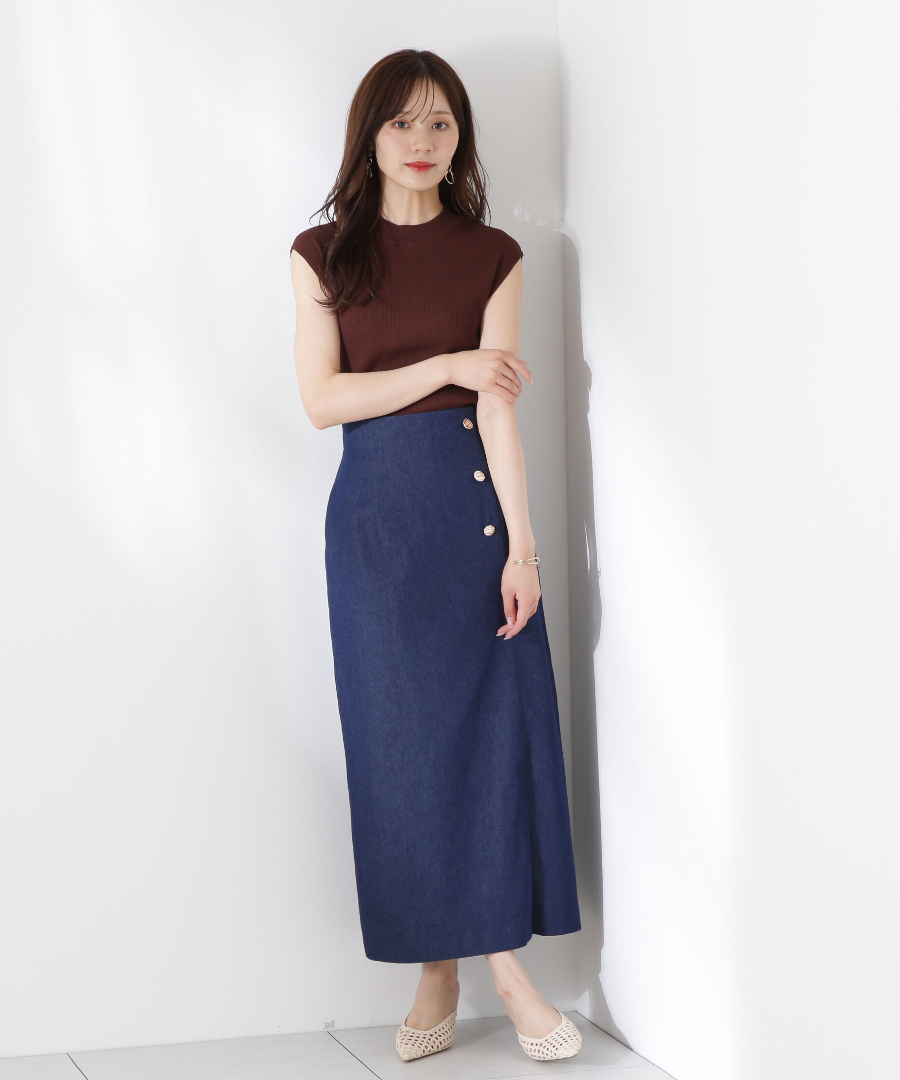 PROPORTION BODY DRESSING「ボトルネックリブニット」|ニット・セーター|