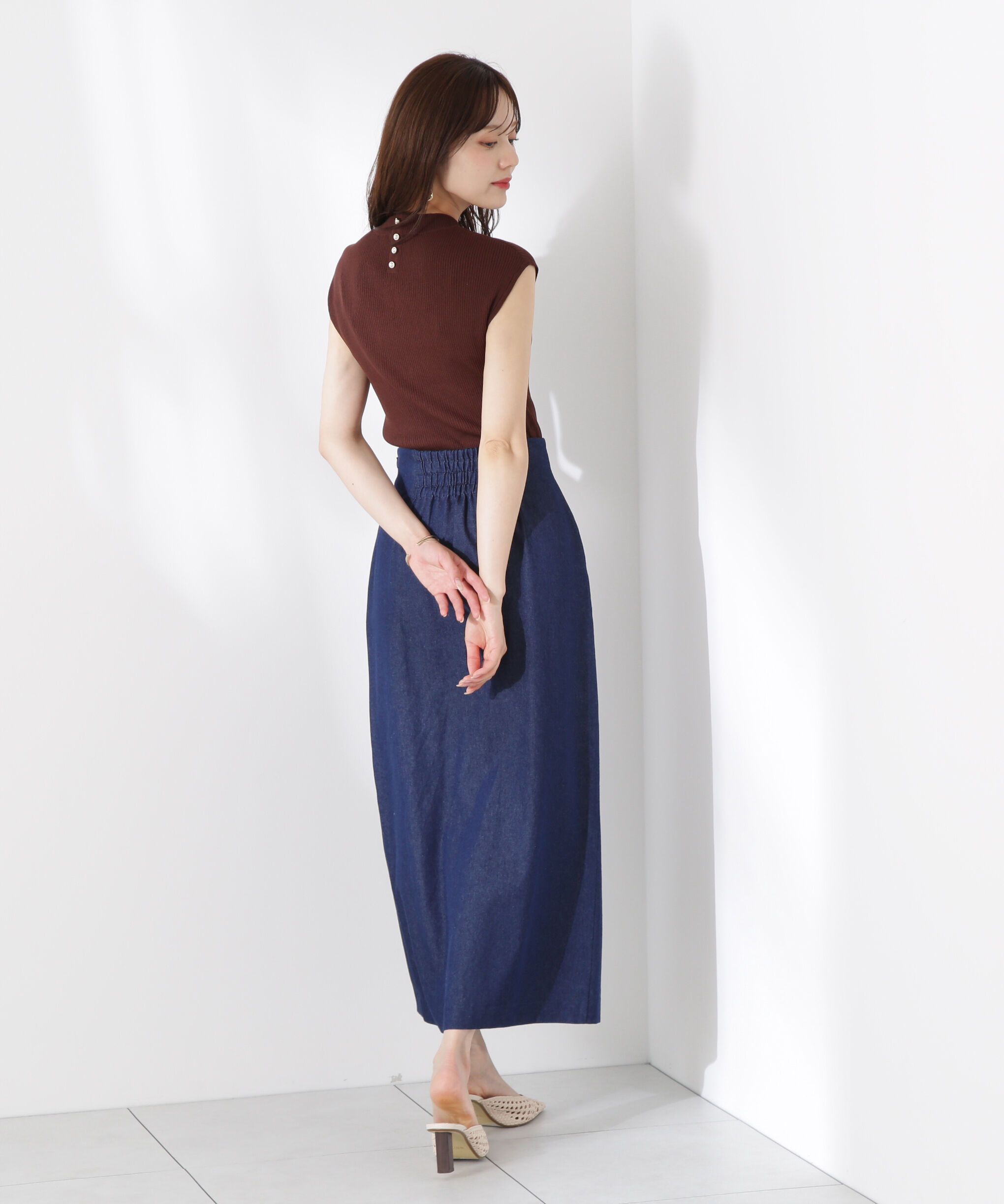 PROPORTION BODY DRESSING「ボトルネックリブニット」|ニット・セーター|