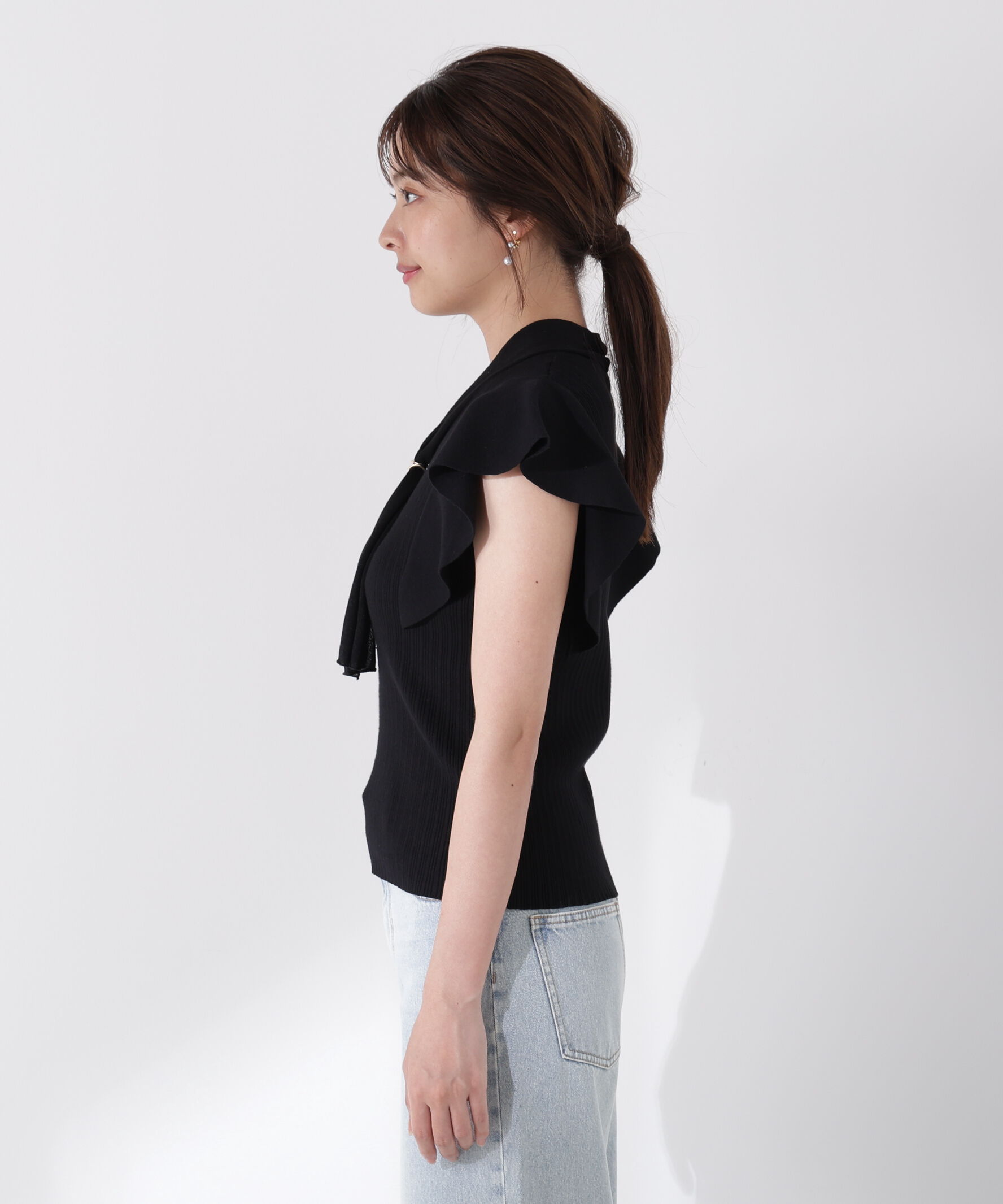 PROPORTION BODY DRESSING「2wayタイ付きニット」|ニット・セーター|