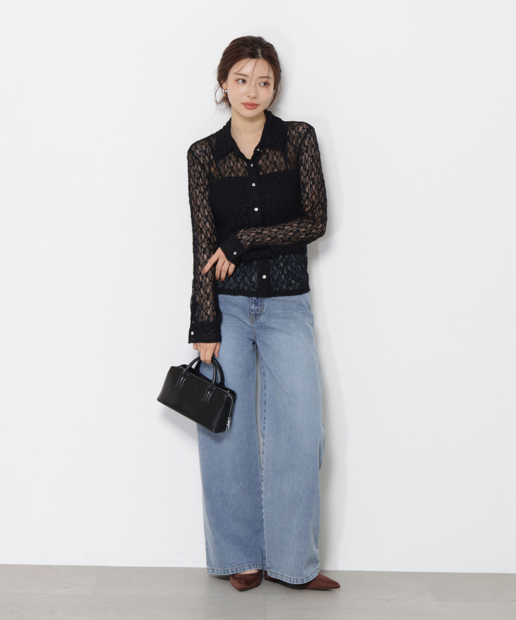 PROPORTION BODY DRESSING「ワイドデニムパンツ」|その他|