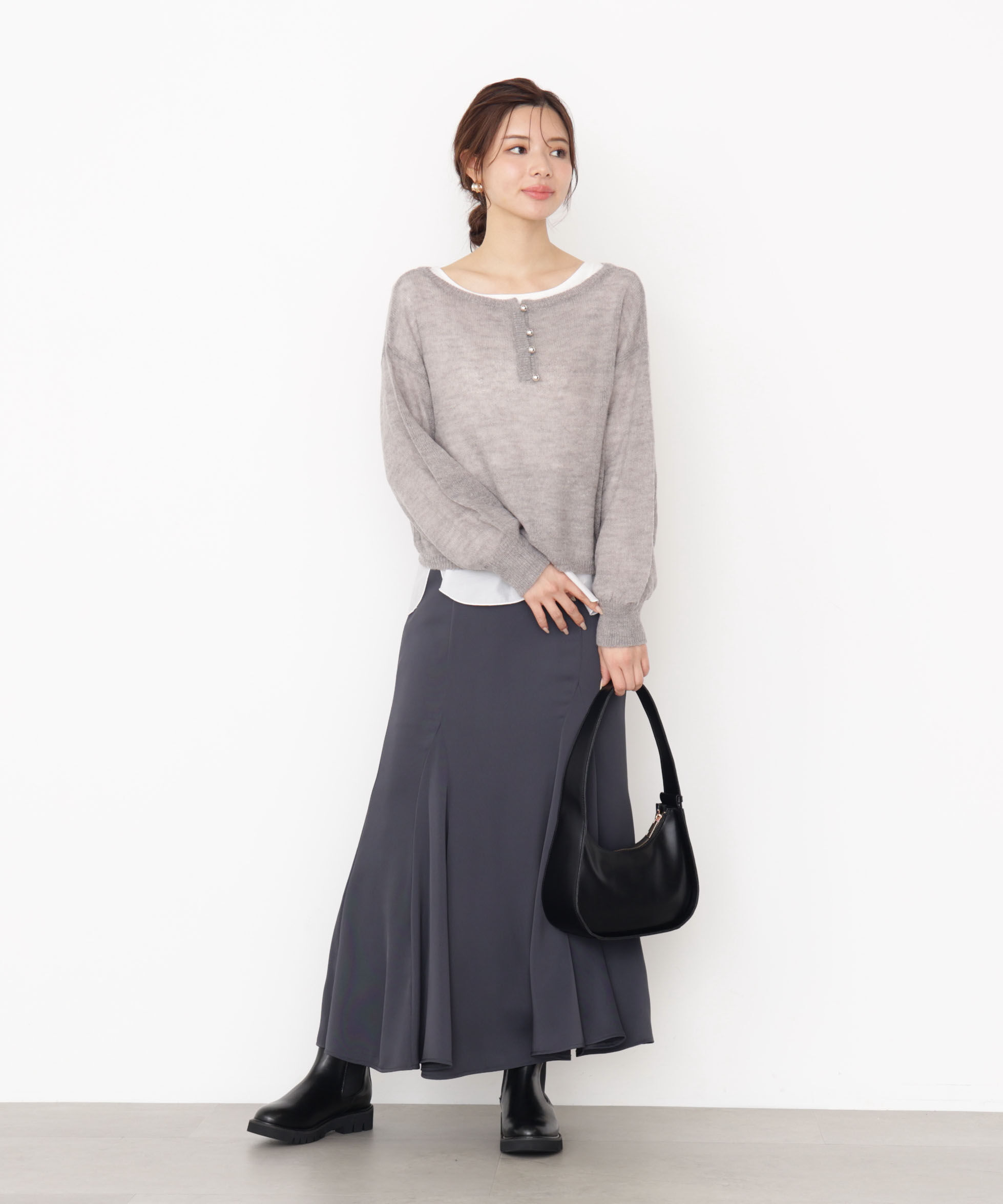 PROPORTION BODY DRESSING「前後2wayエアリーウールニット」|ニット・セーター|