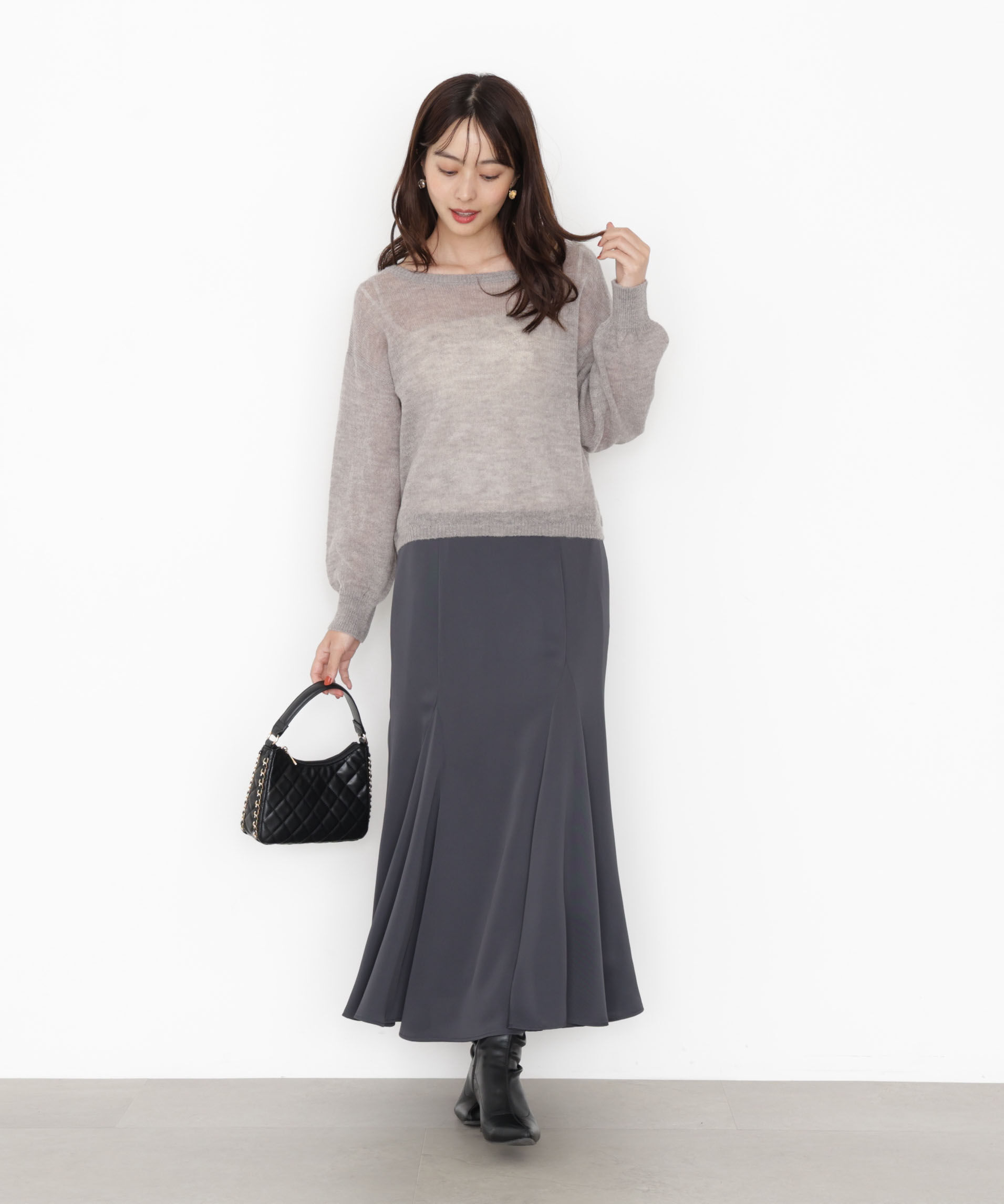 PROPORTION BODY DRESSING「前後2wayエアリーウールニット」|ニット・セーター|