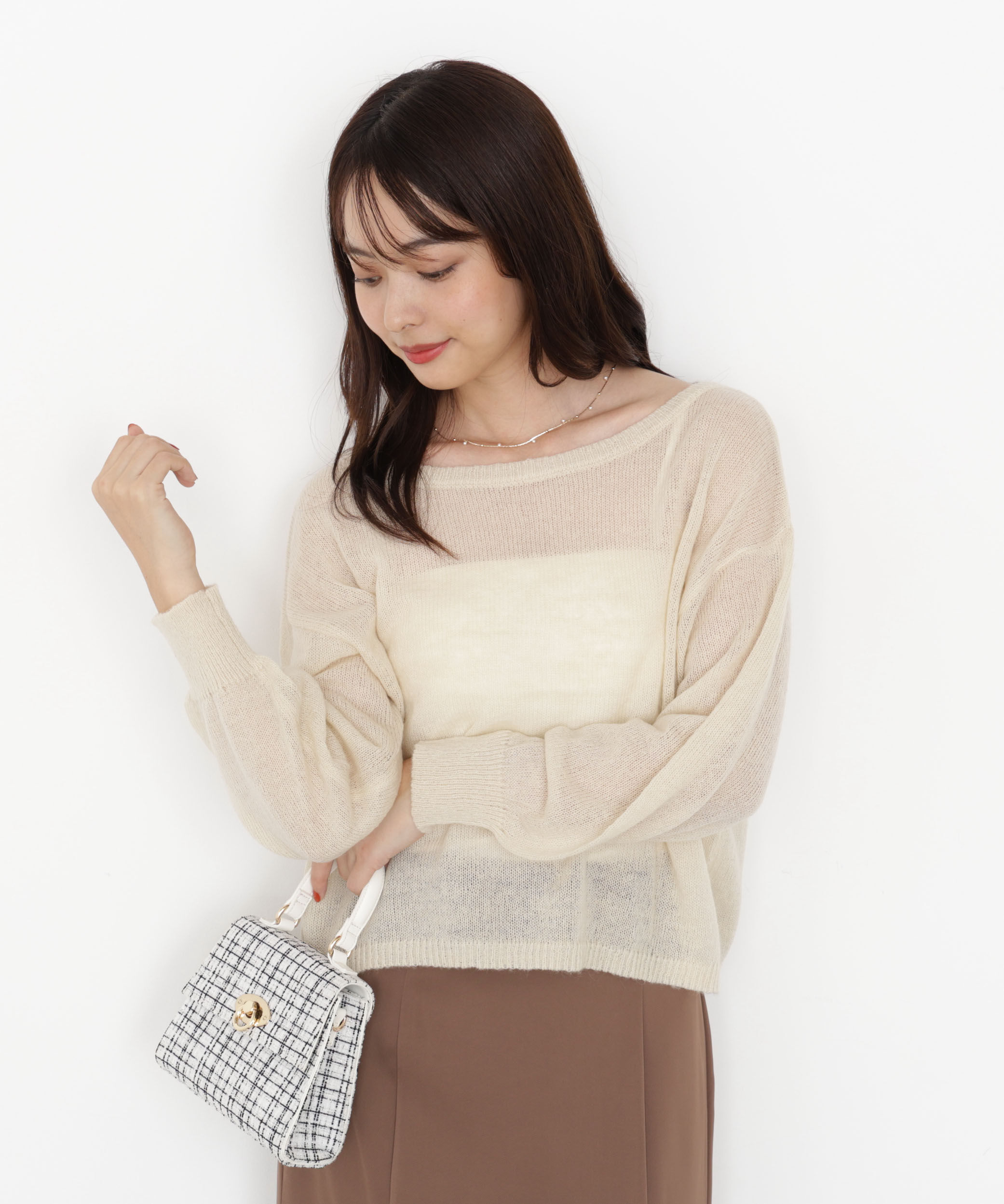 PROPORTION BODY DRESSING「前後2wayエアリーウールニット」|ニット・セーター|