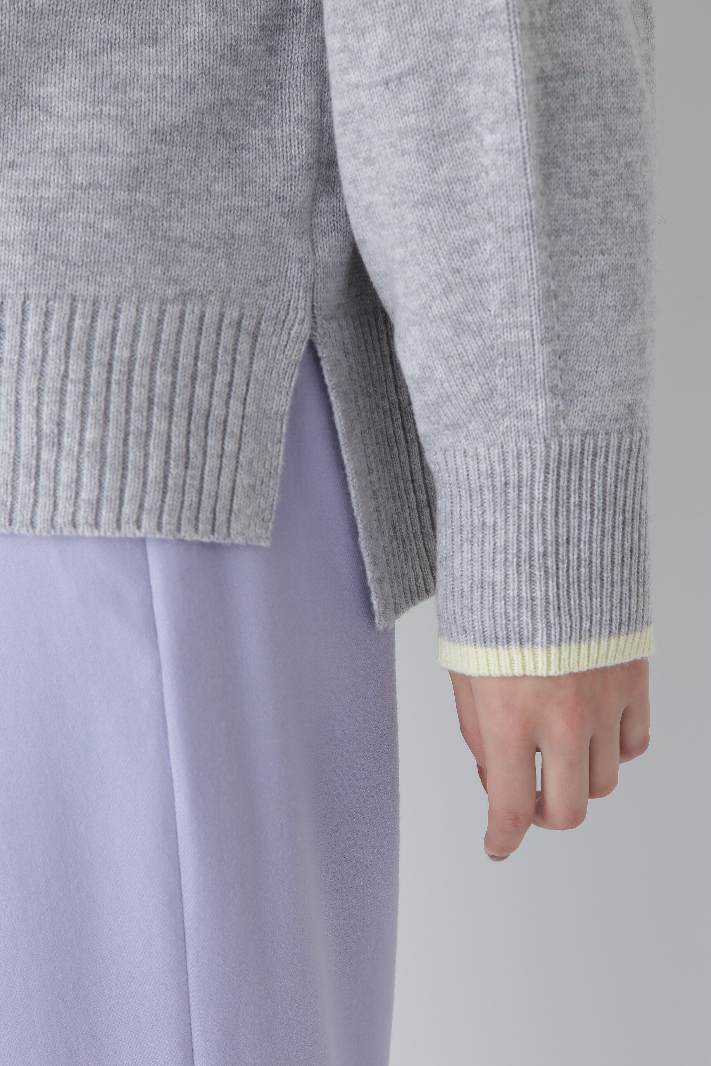  「◆ウールカシミヤＶネックニットプルオーバー」|ニット・セーター|