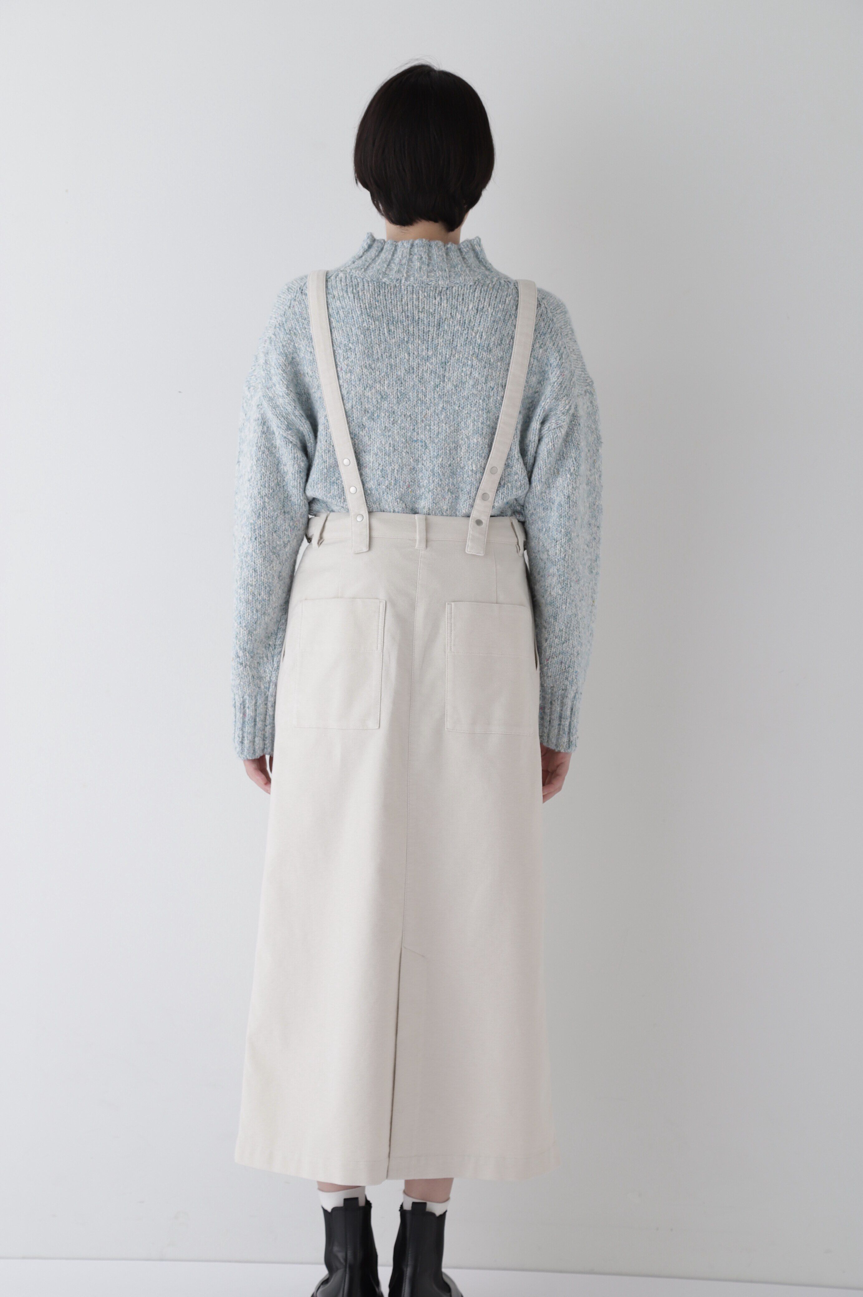  「◆ストレッチエアリードットコードサスペンダースカート」|スカート|