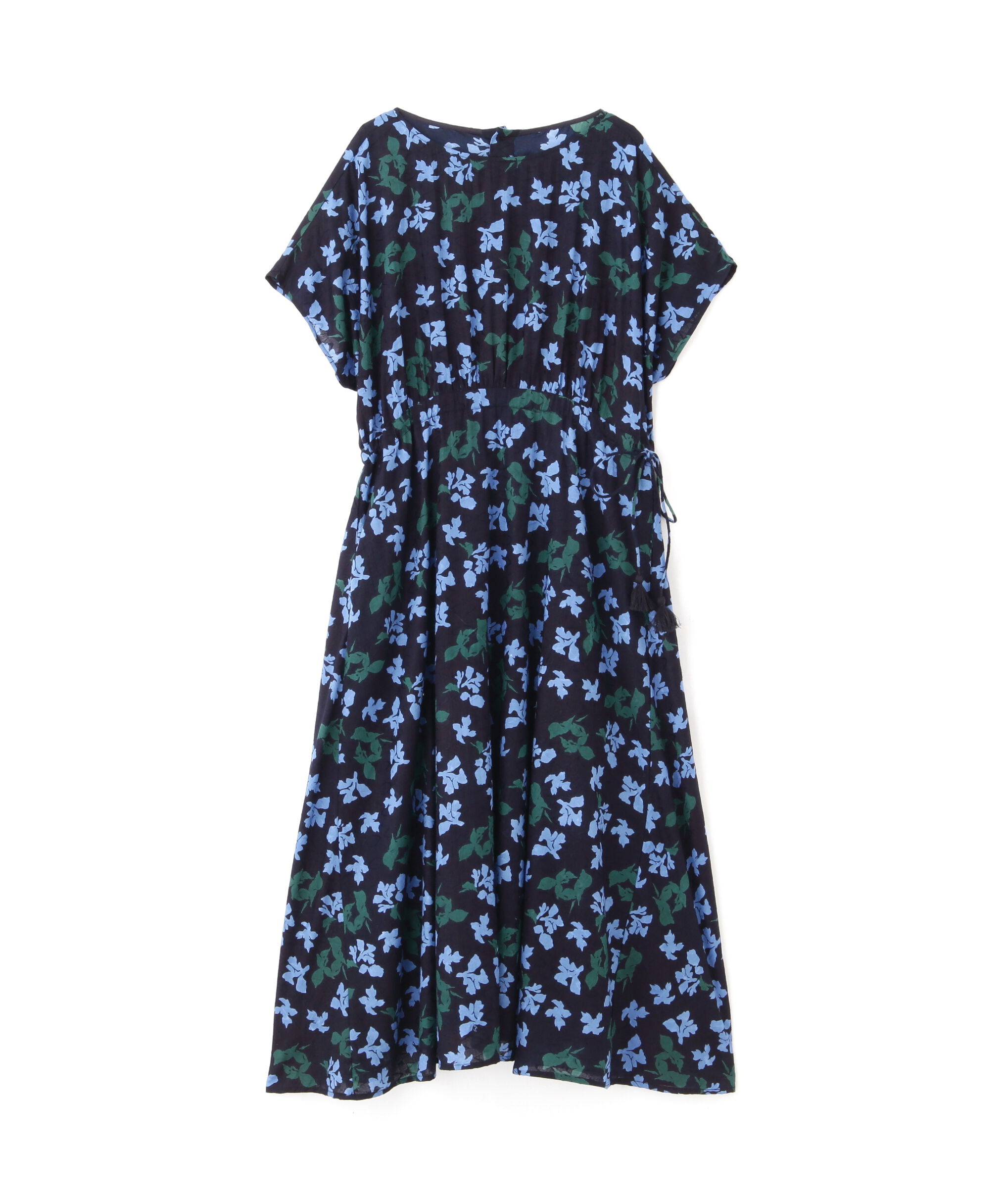  「◆インドドビーリーフプリントフレンチドルマンスリーブワンピース」|ワンピース|