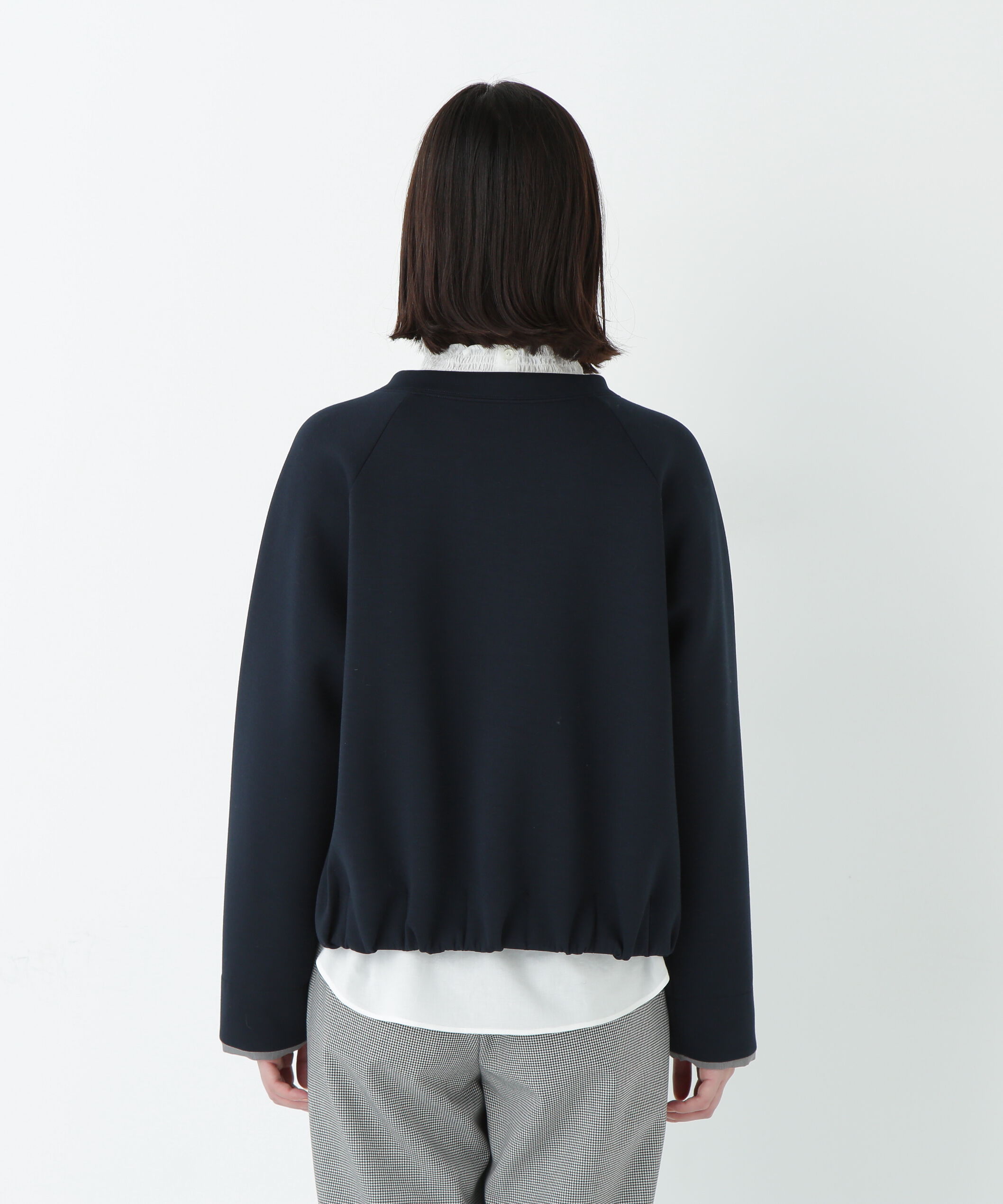  「チェックドッキングダンボールプルオーバー」|Tシャツ・カットソー|