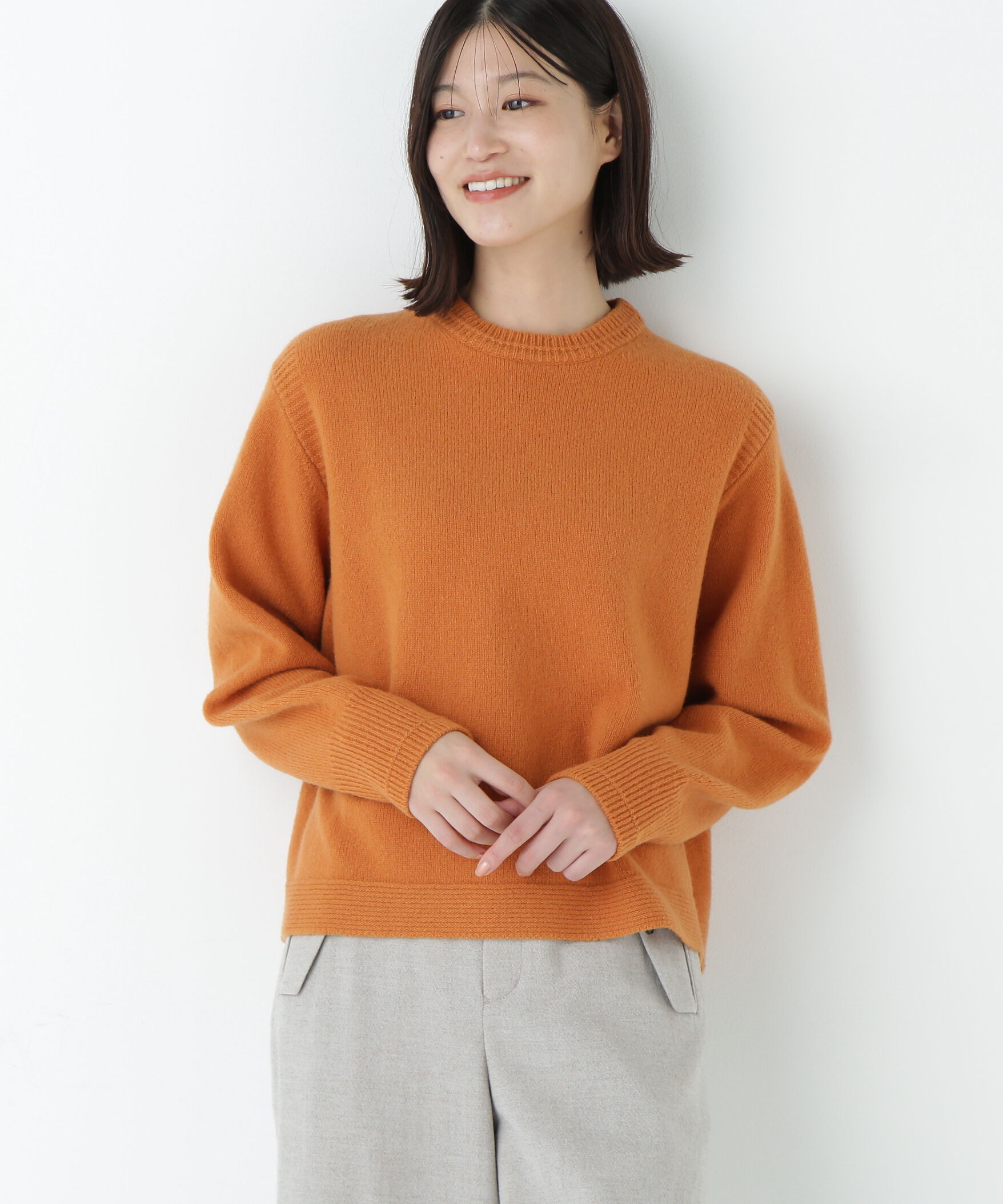  「ミドルゲージエアリーニット」|ニット・セーター|