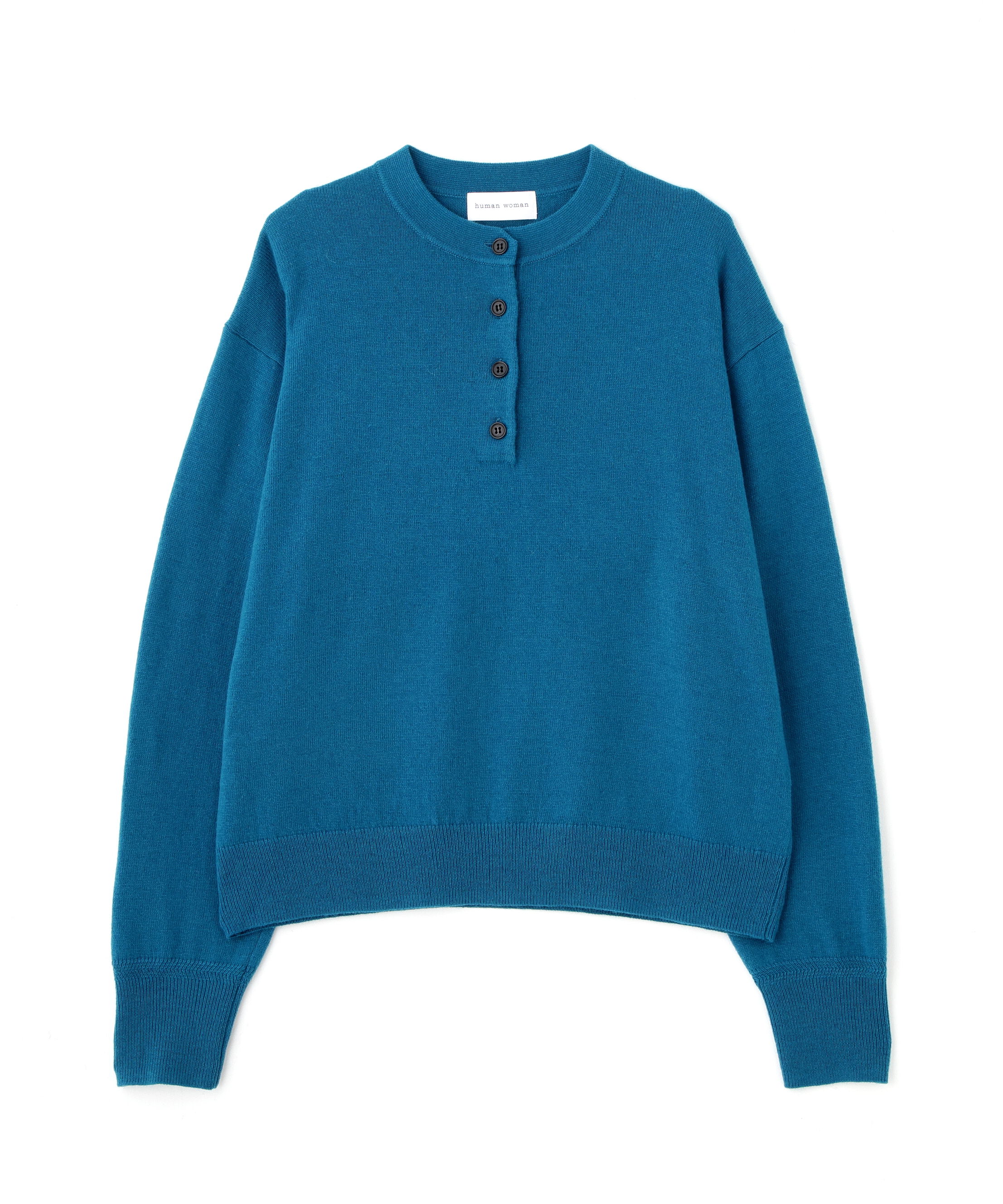  「≪洗える≫ウールＭＩＸヘンリーネックプルオーバー」|ニット・セーター|