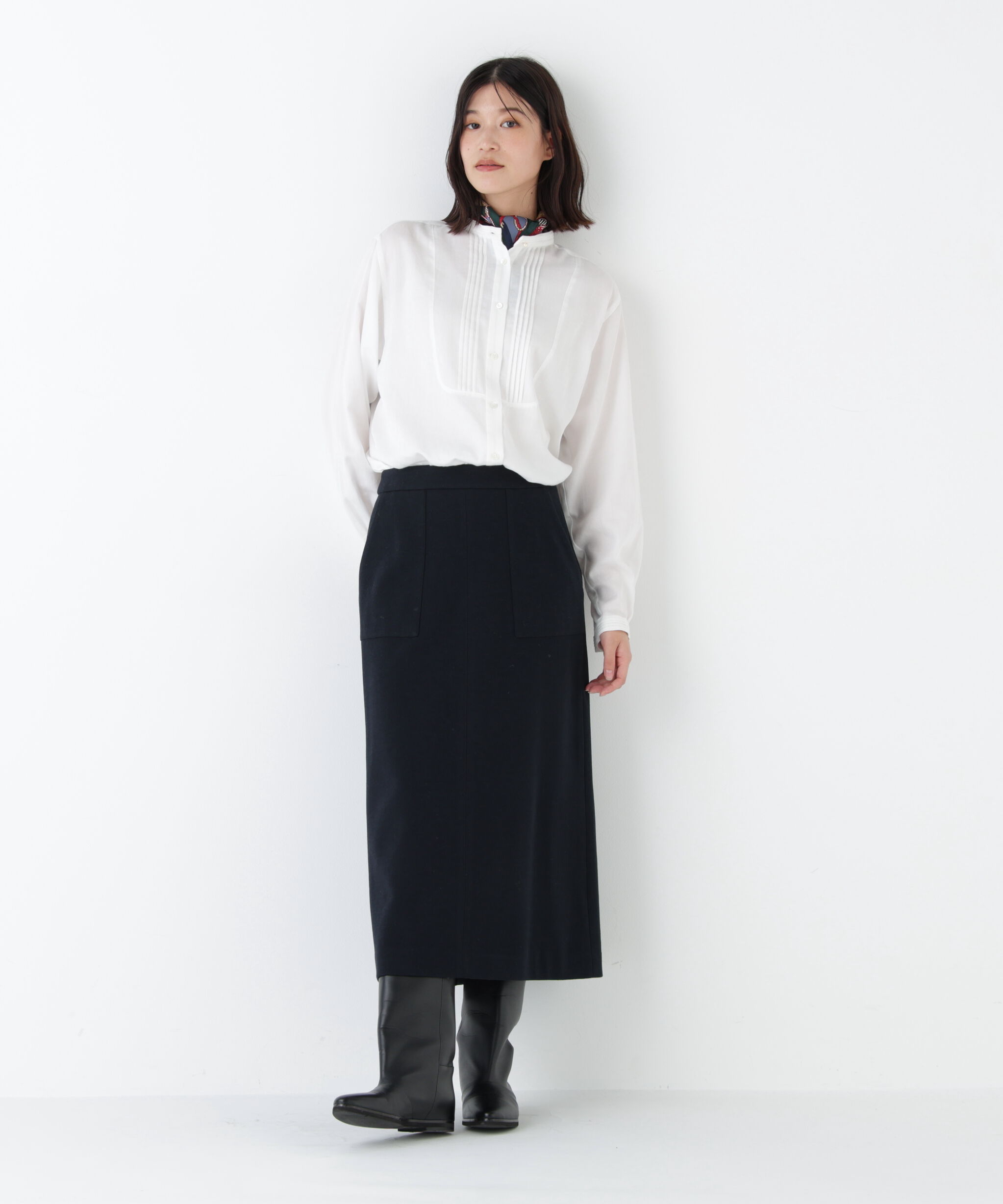  「◆ニードルパンチプルオーバースカート」|スカート|