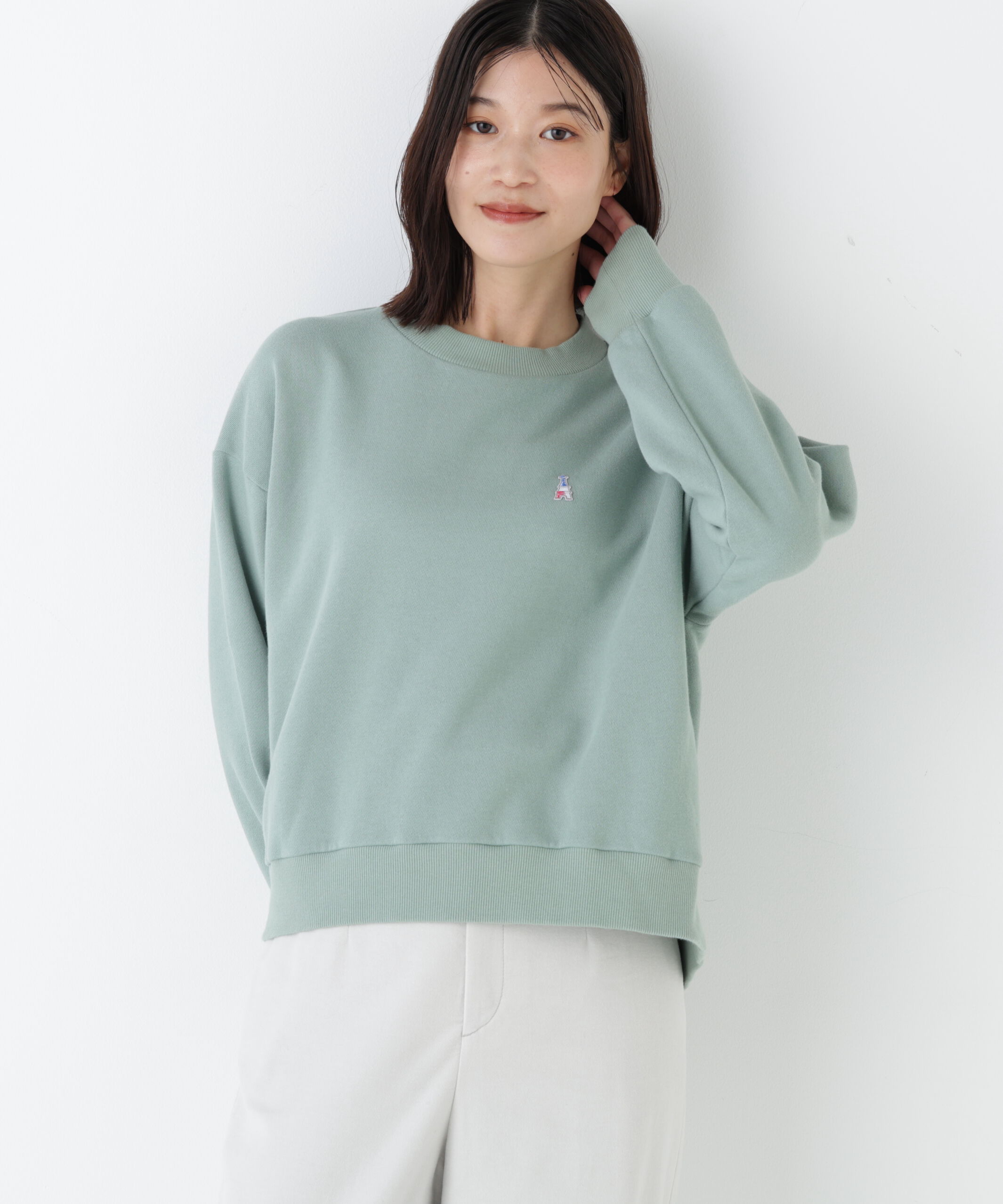  「◆モチーフワッペン裏起毛スウェット」|Tシャツ・カットソー|