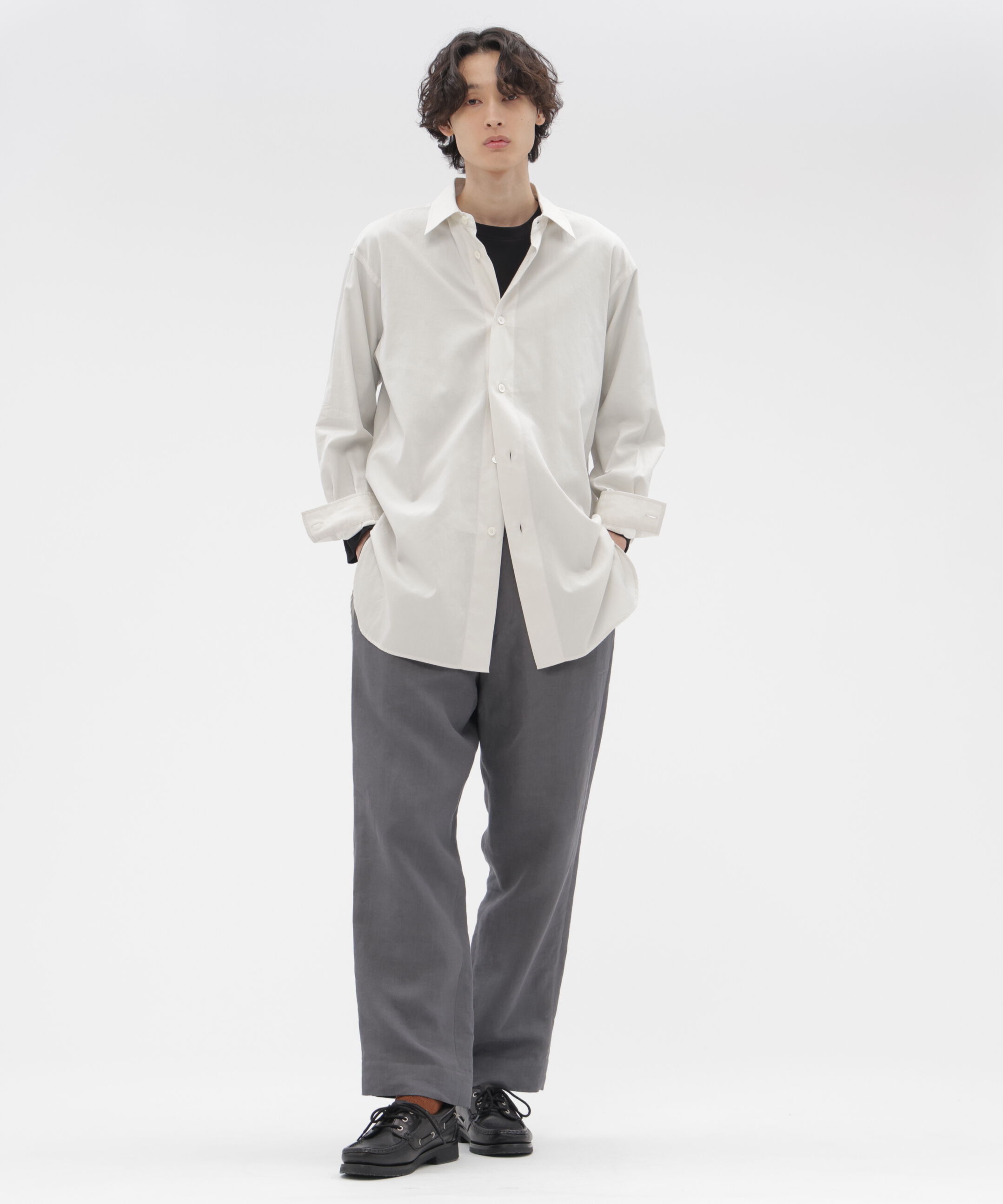 MARGARET HOWELL「COMPACT LINEN TWILL TROUSERS」|その他|
