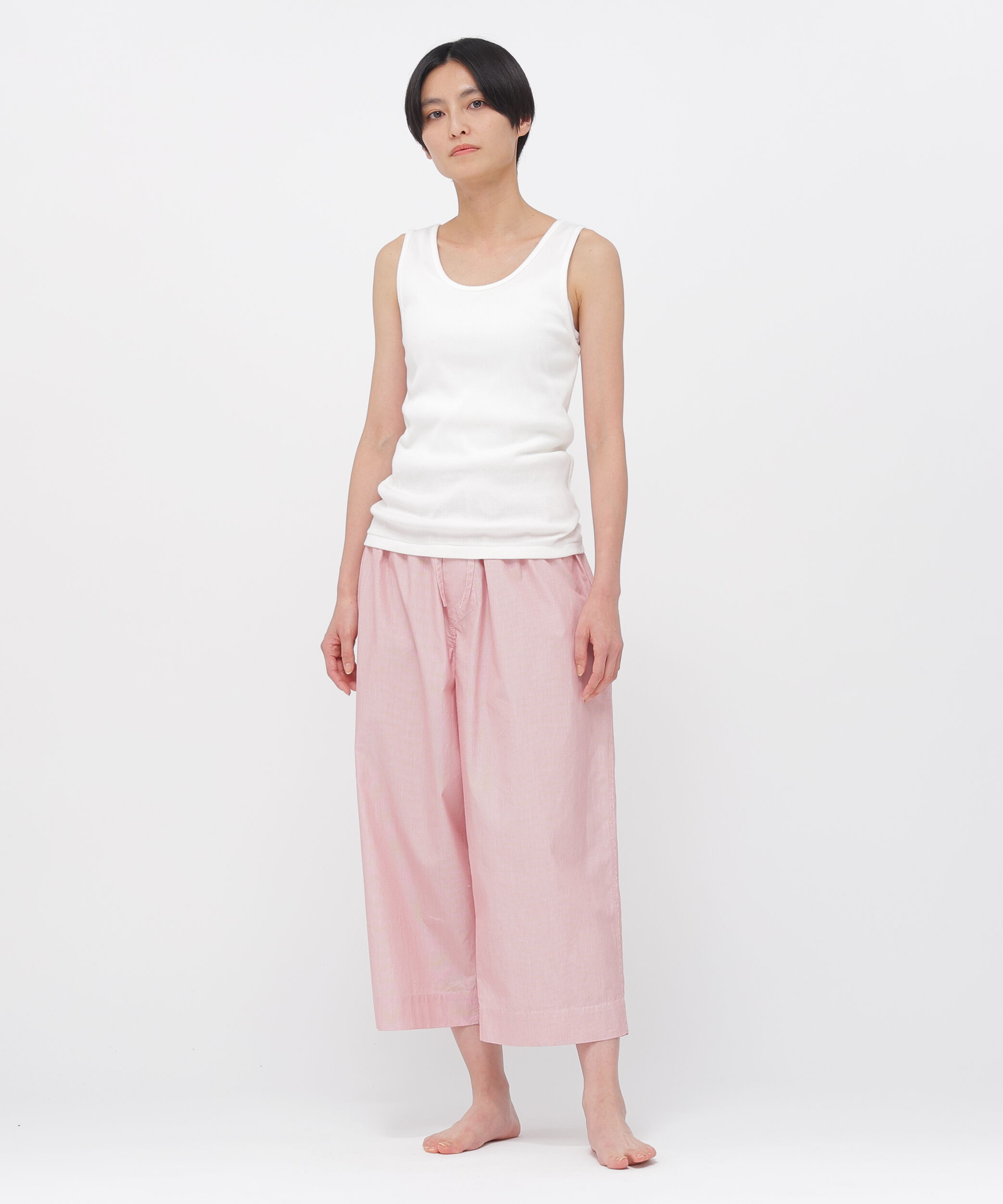 MARGARET HOWELL HOUSEHOLDGOODS「HAIRLINE STRIPE COTTON TROUSERS」|その他|