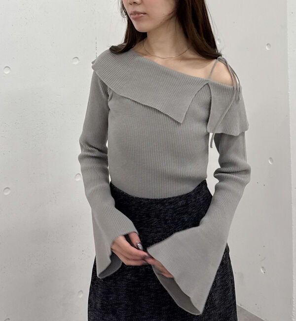 archives「ミニフェザーワンショルニットプルオーバー」|ニット・セーター|