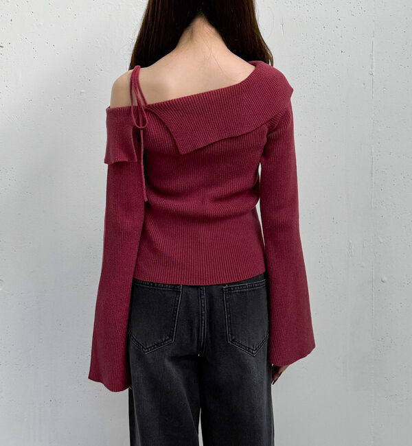 archives「ミニフェザーワンショルニットプルオーバー」|ニット・セーター|