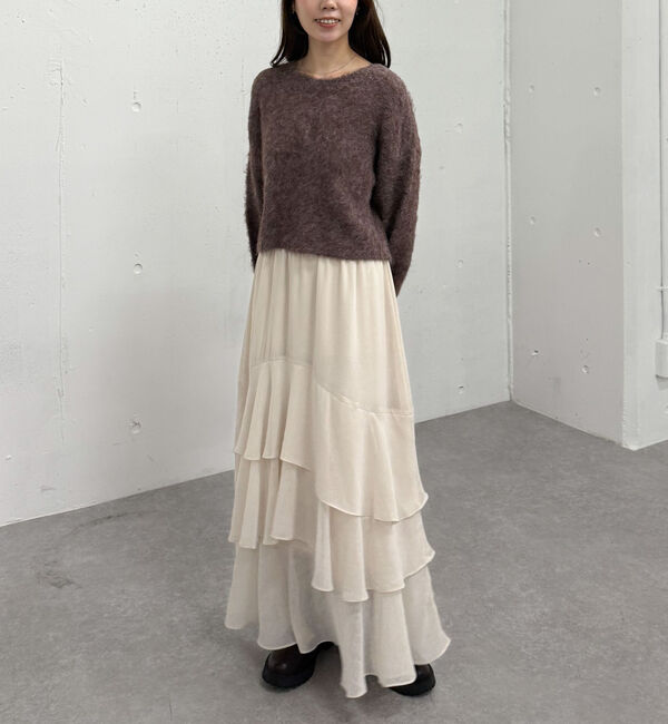 archives「ドットアソートフリルティアードスカート」|スカート|