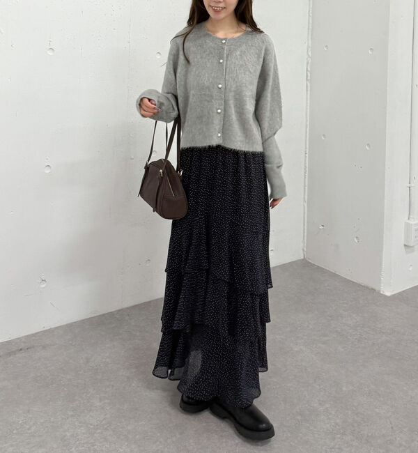 archives「ドットアソートフリルティアードスカート」|スカート|