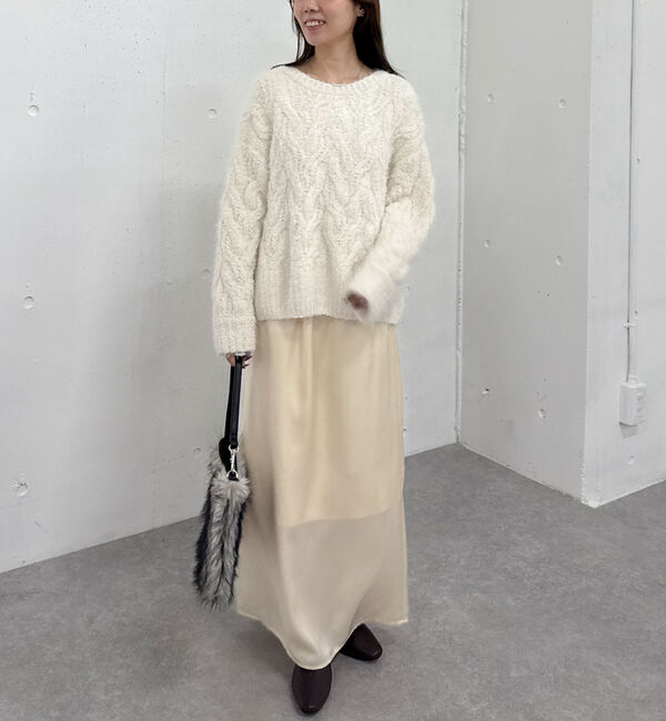 archives「フェザーモールケーブルニットプルオーバー」|ニット・セーター|