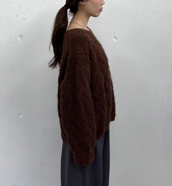 archives「フェザーモールケーブルニットプルオーバー」|ニット・セーター|