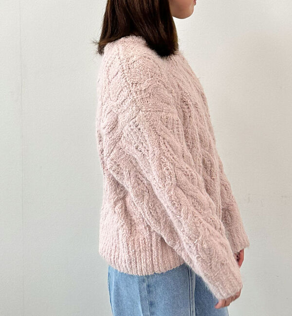 archives「フェザーモールケーブルニットプルオーバー」|ニット・セーター|