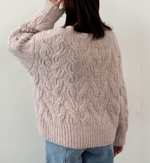 archives「フェザーモールケーブルニットプルオーバー」|ニット・セーター|