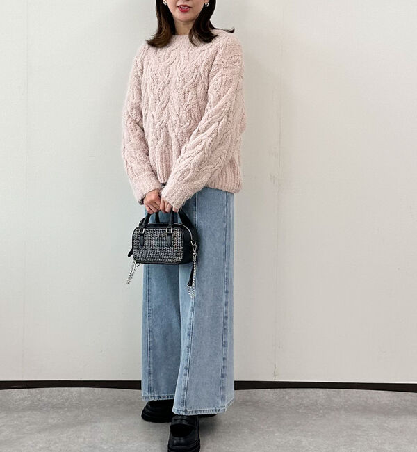 archives「フェザーモールケーブルニットプルオーバー」|ニット・セーター|