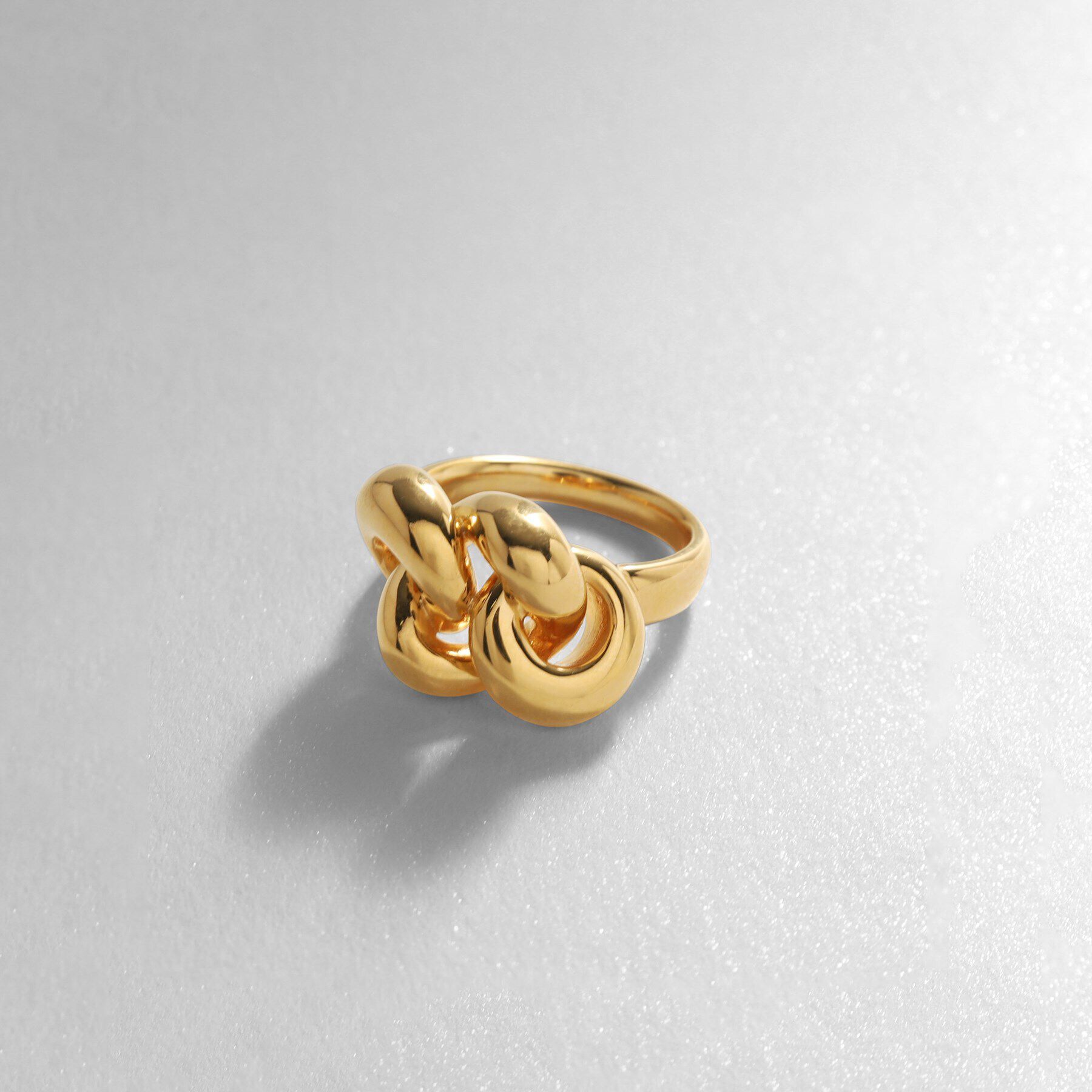 COCOSHNIK ONKITSCH「シルバー ニッティングモチーフ リング GP」|リング|