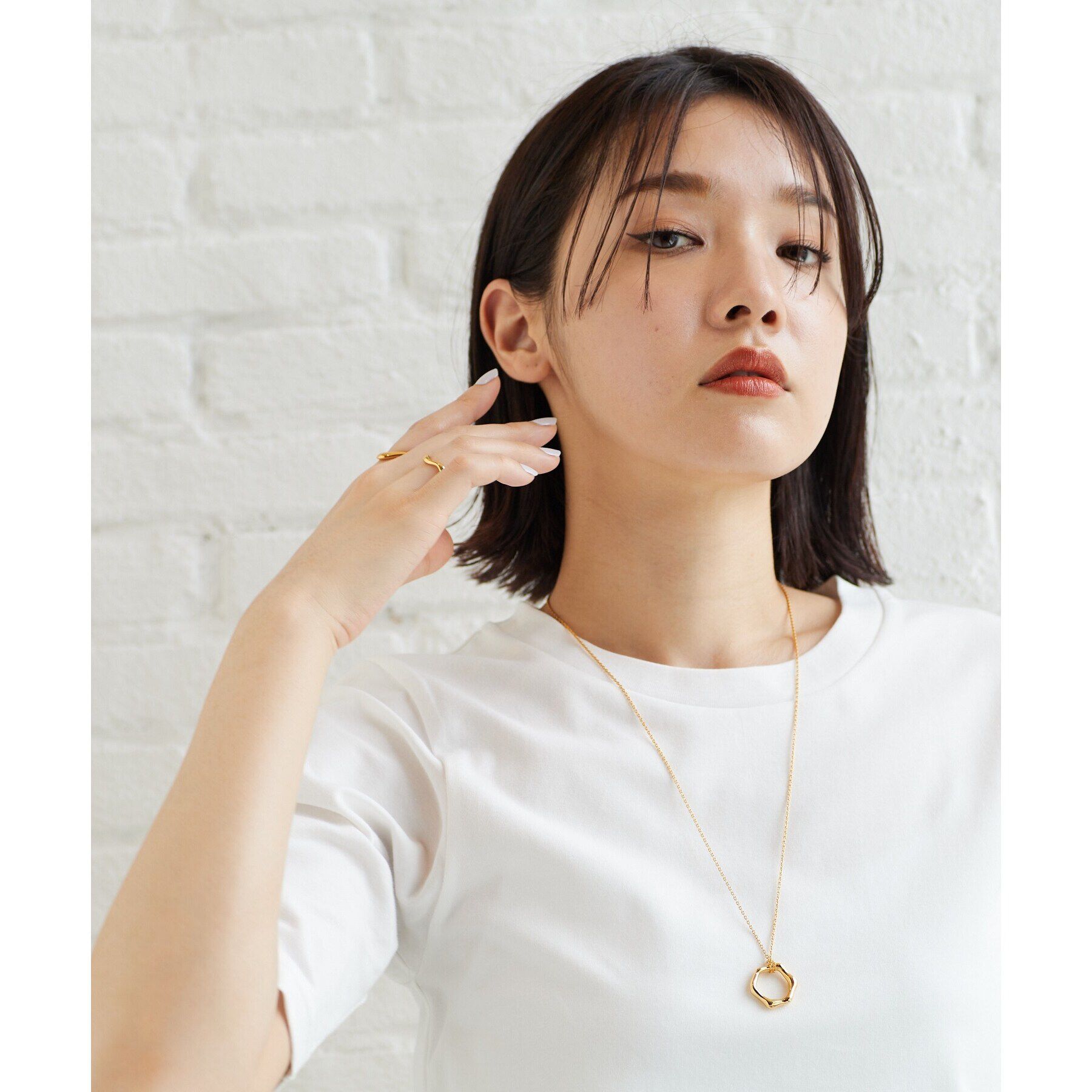 COCOSHNIK ONKITSCH「シルバー ニュアンスリング ウェーブ GP」|リング|