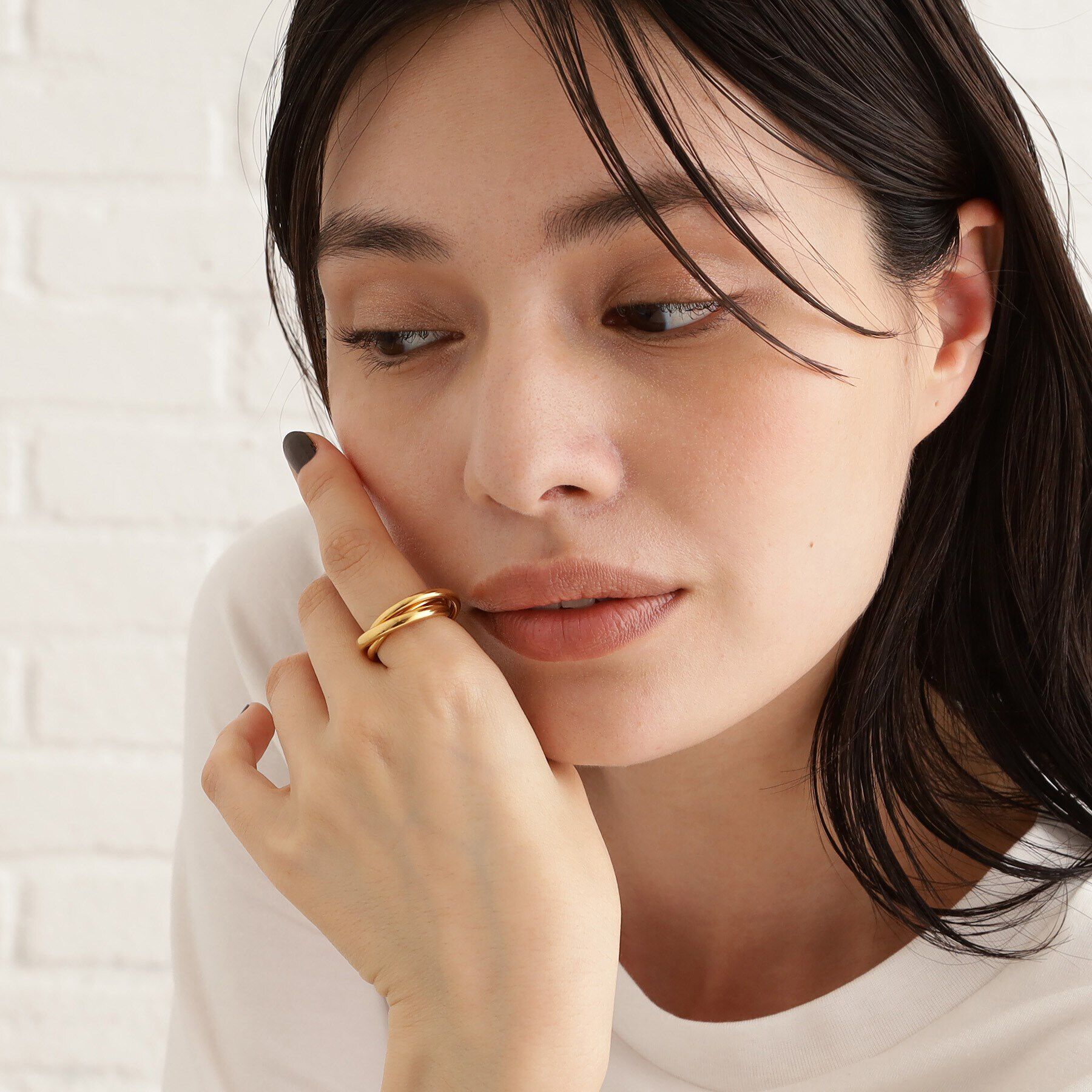 COCOSHNIK ONKITSCH「シルバー バンドリング トリプル GP」|リング|