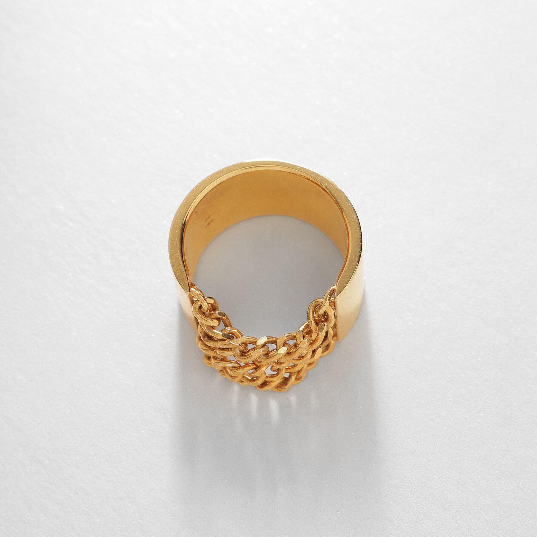 COCOSHNIK ONKITSCH「シルバー ドレープルーズ チェーンリング GP」|リング|