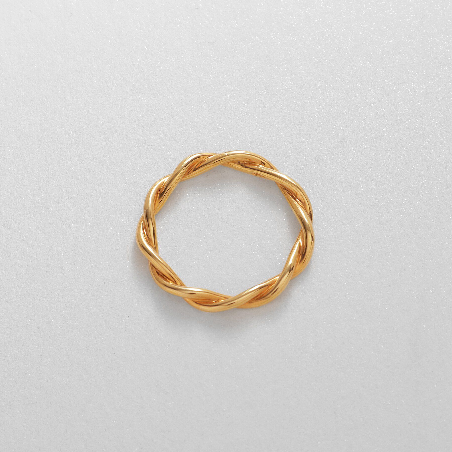 COCOSHNIK ONKITSCH「シルバー ラインリング ツイストストリング GP」|リング|