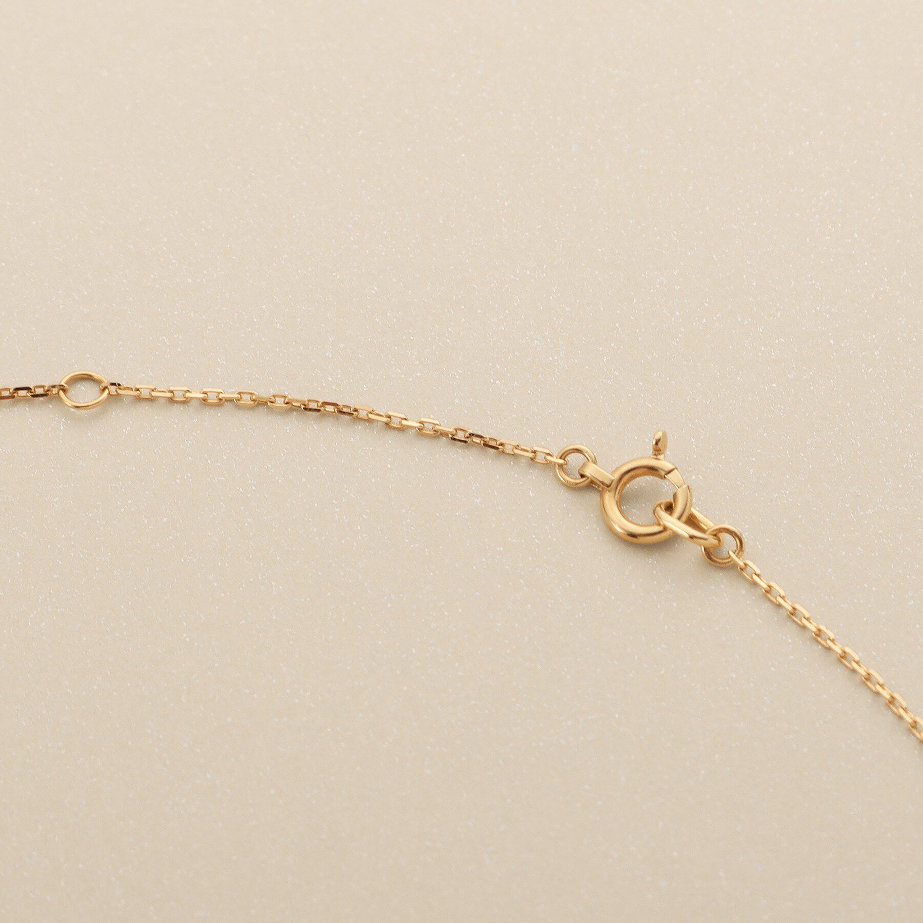 COCOSHNIK「K10ダイヤモンド フレームコーナーカットプレート ネックレス小」|ネックレス|