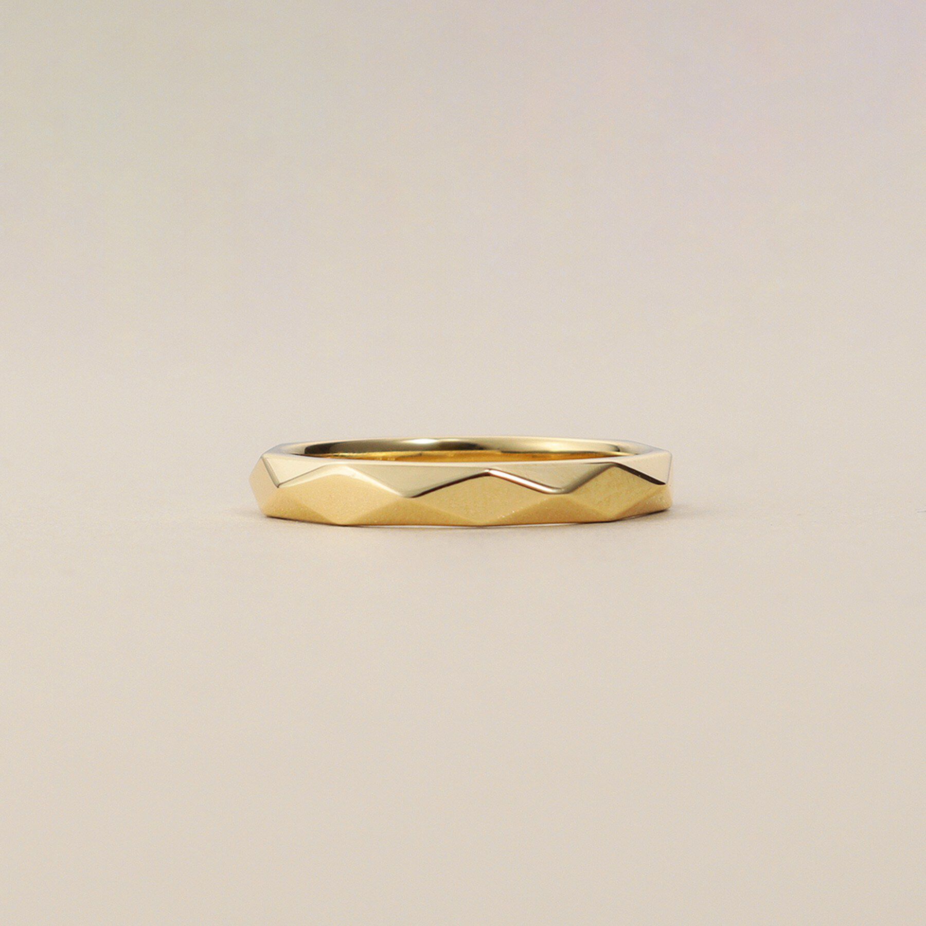 COCOSHNIK「K10ダイヤパターン リング」|リング|